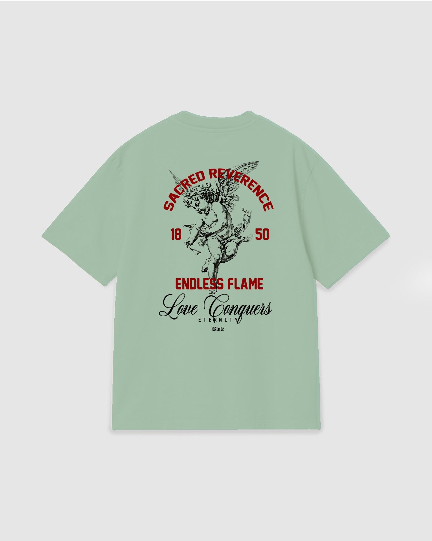 Oversized T Shirt Reverence Light Green - imagen 1
