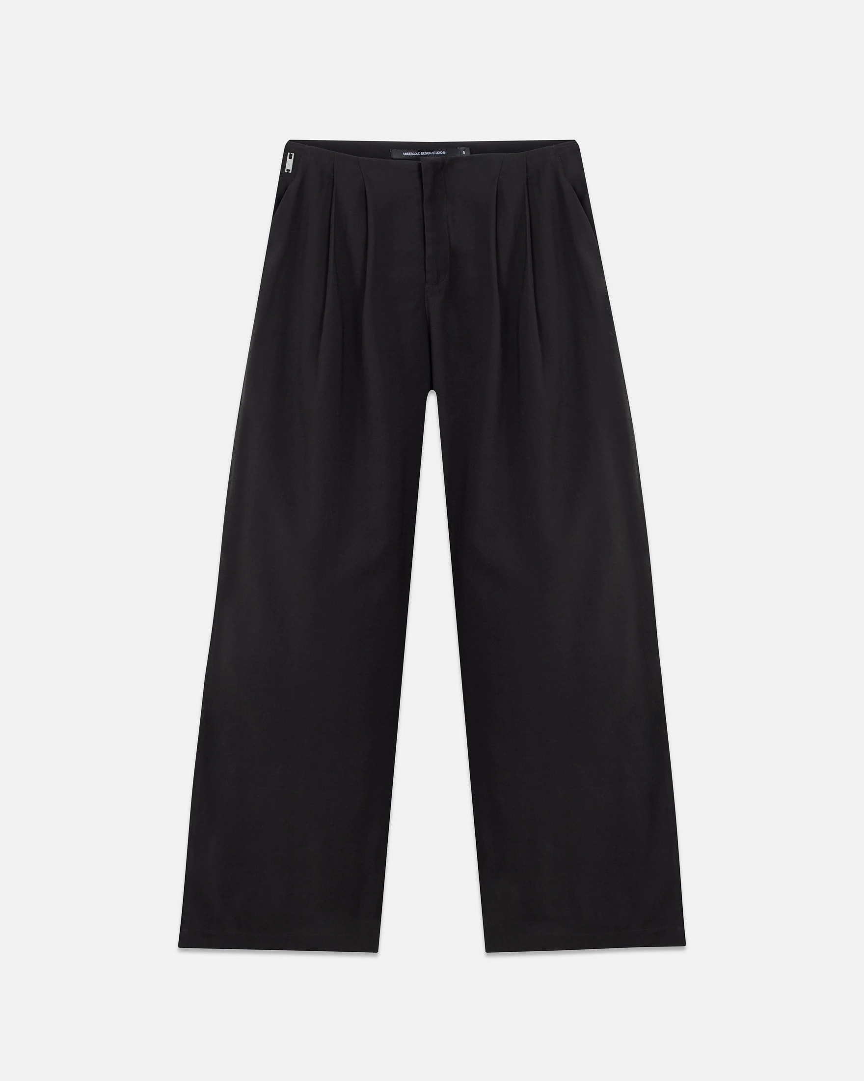 W Line Basic Wide Trousers Black - imagen 1