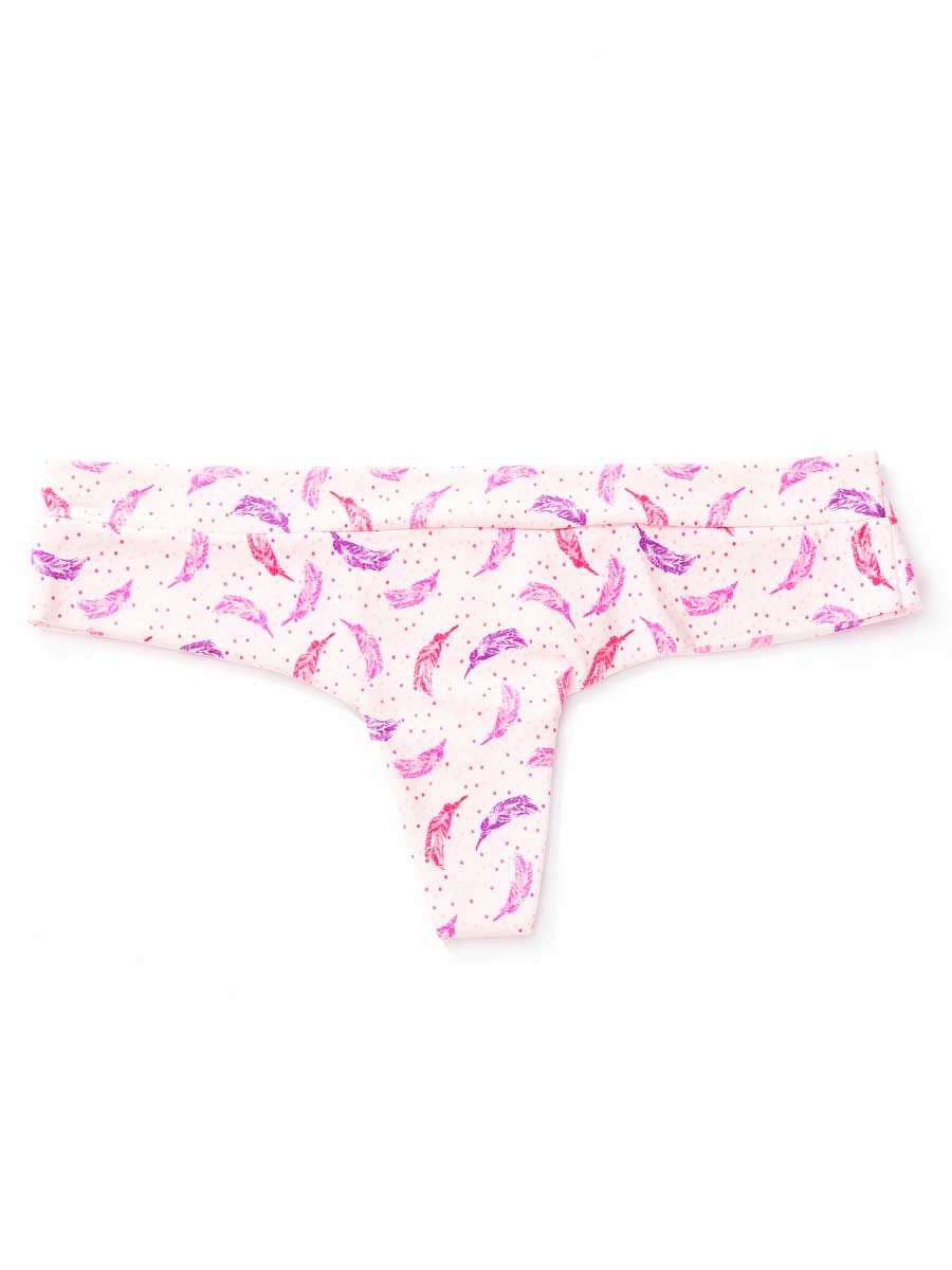 Brasilera Invisible Estampada Morado - imagen 1