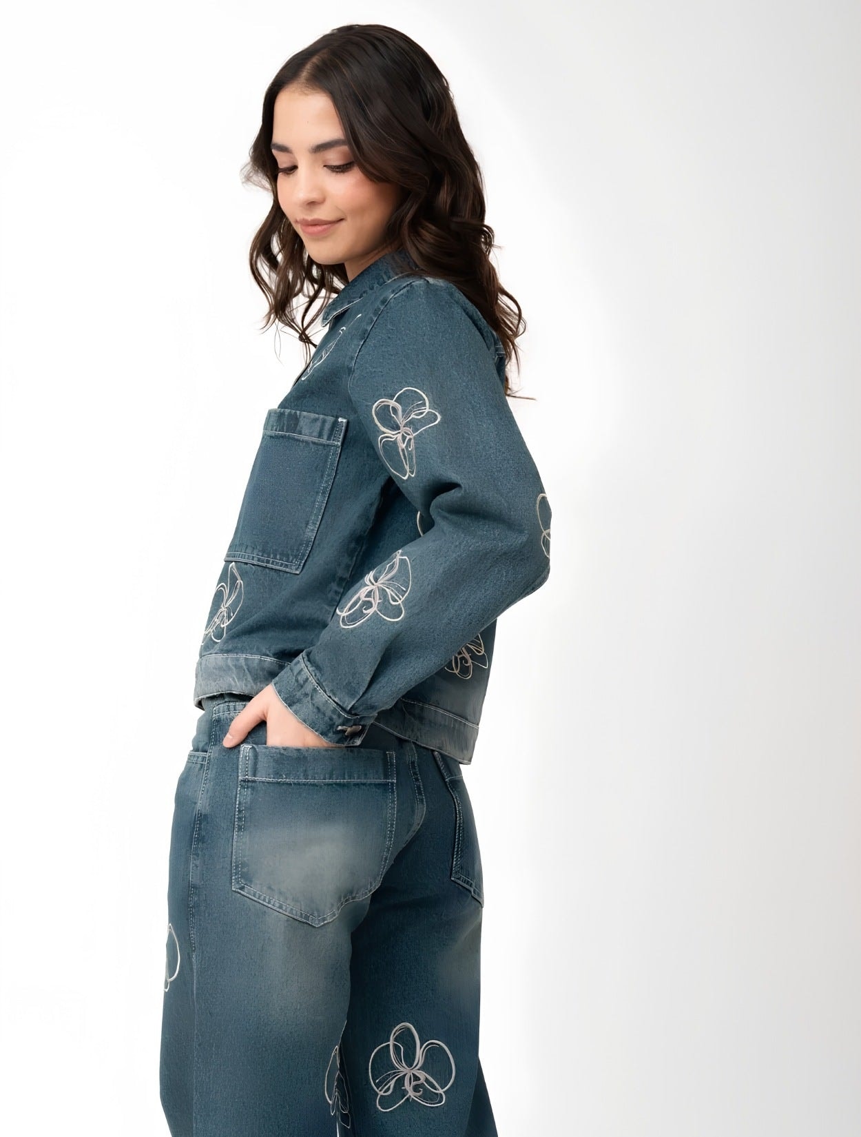 CHAQUETA ORQUÍDEAS - imagen 1