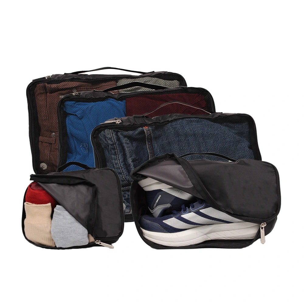 Cubos Organizadores Setx5 Para Morral One Light Negro -NG - imagen 1
