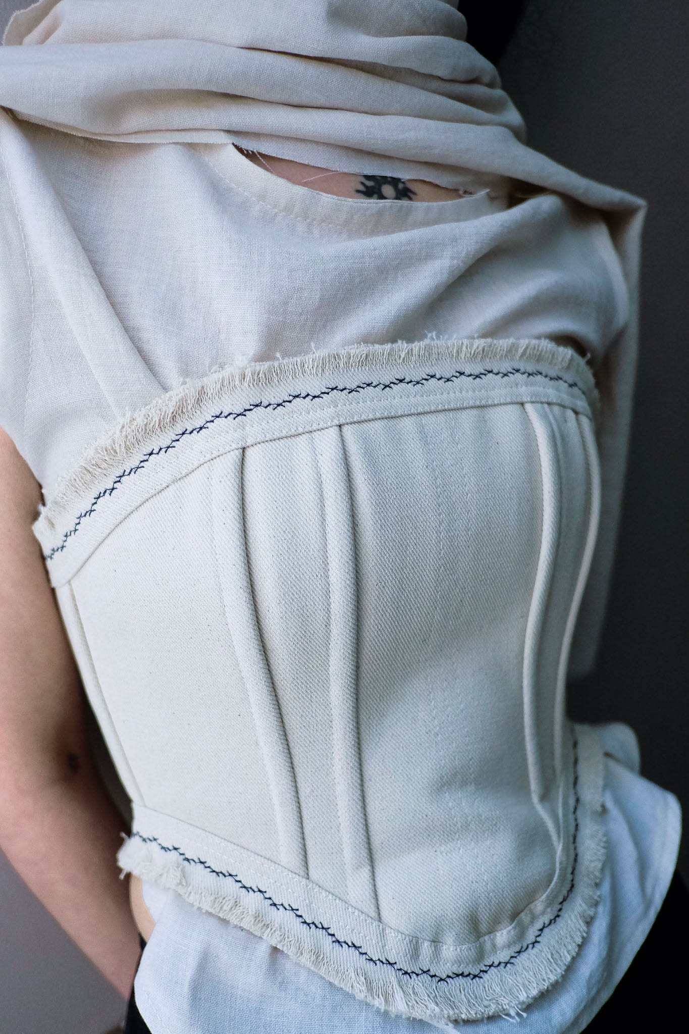 Corset ramas azules - imagen 1