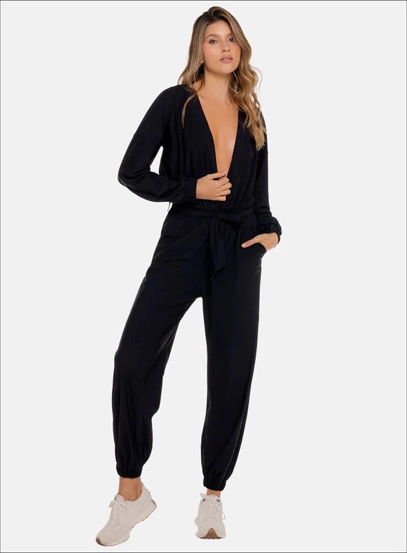 Enterizo casual con bolsillos y cinturón - PRECIO ESPECIAL - imagen 1