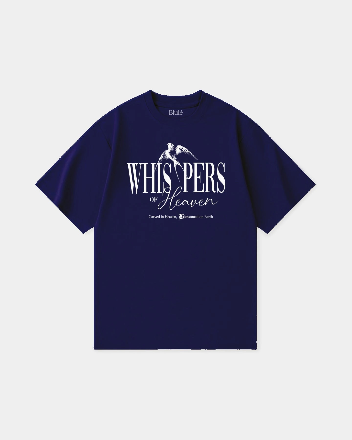 Oversized T Shirt Whispers Blue Navy - imagen 1