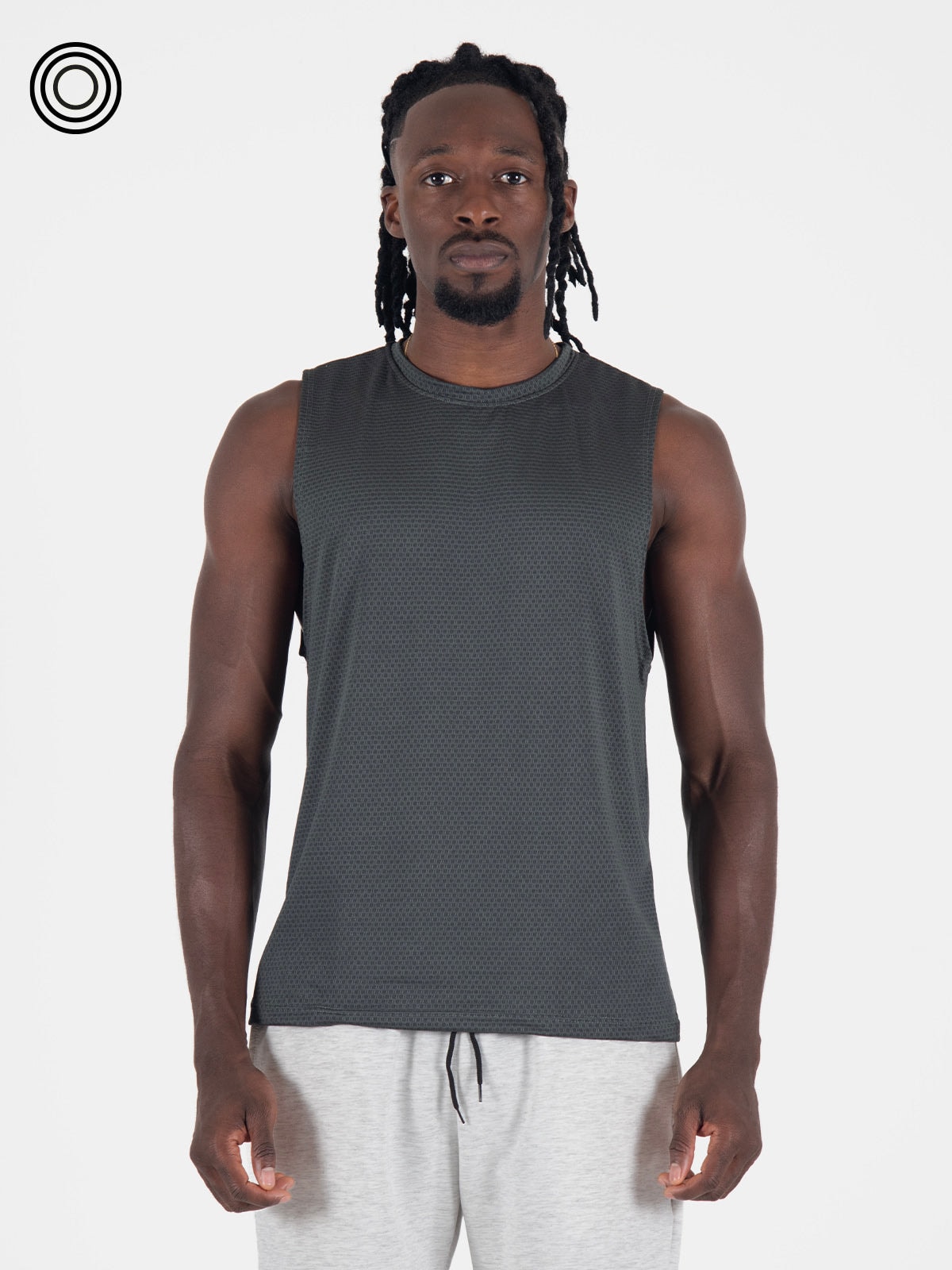 camisilla hombre panal gris oscuro - imagen 1