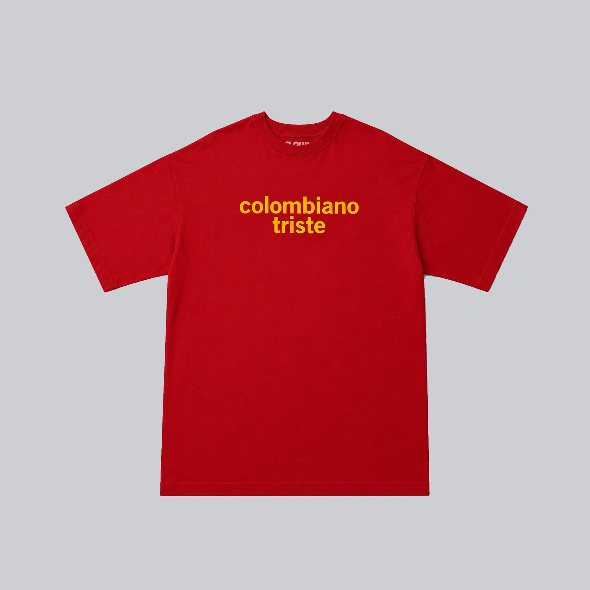 Camiseta colombiano triste roja - imagen 1