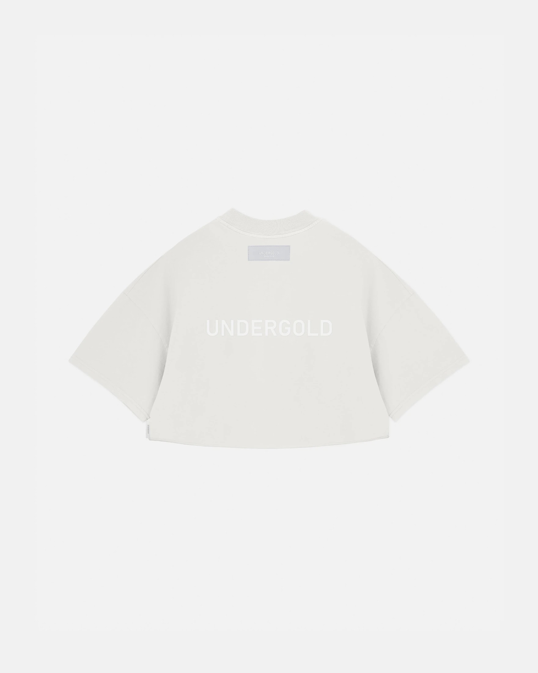 Line Logo Crop Top White - imagen 1