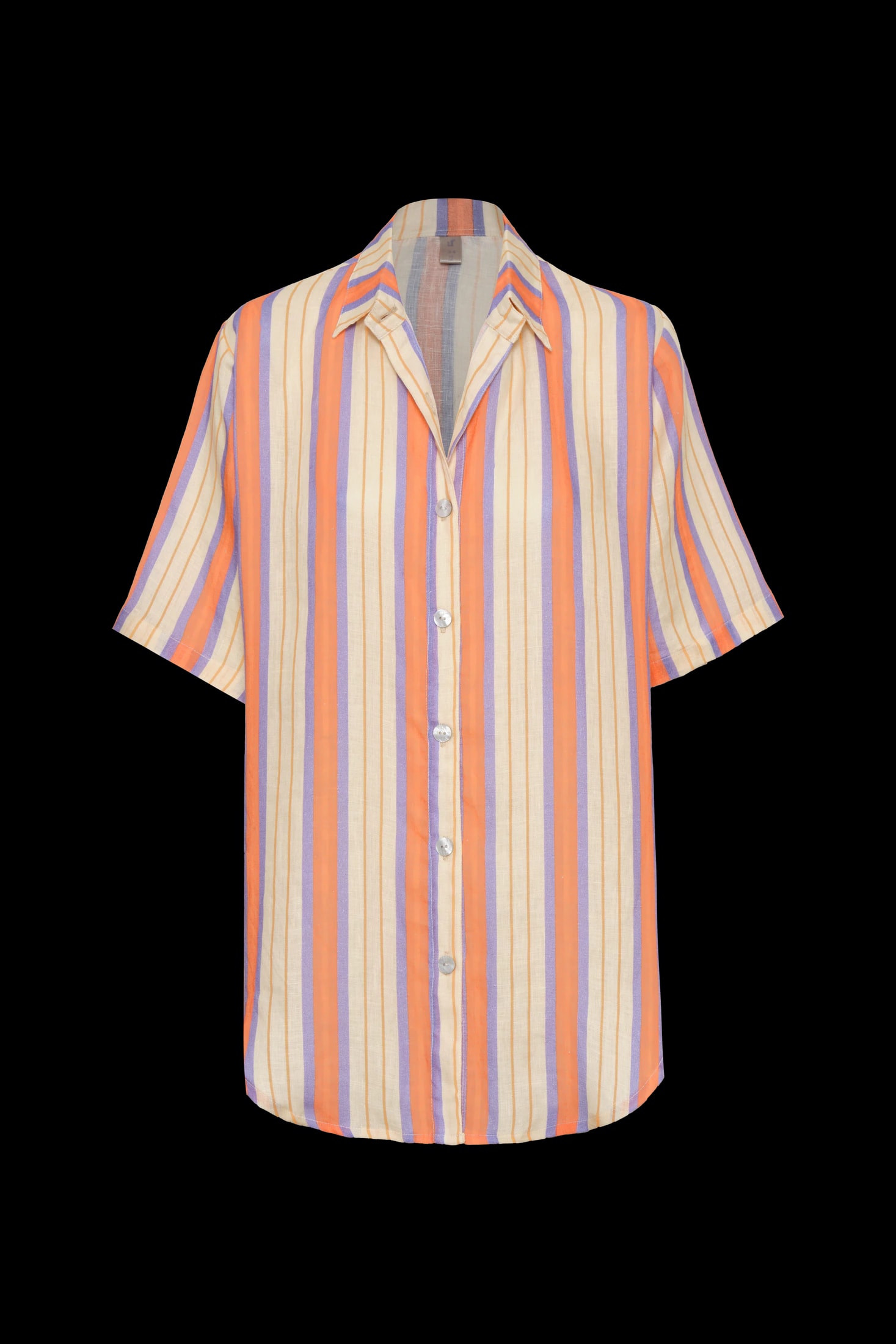 CAMISA MYSTIC ORANGE STRIPE - imagen 1