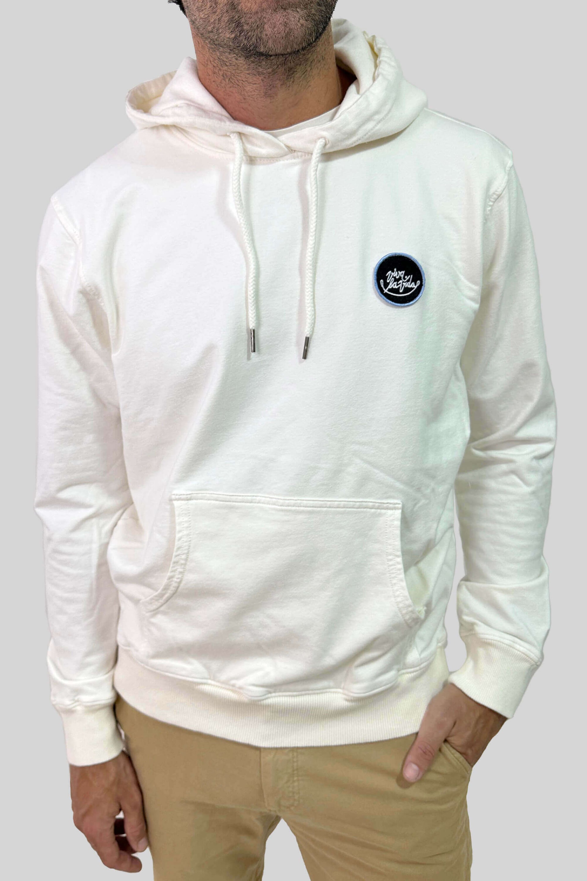 HOODIE VLV OFF WHITE - imagen 1