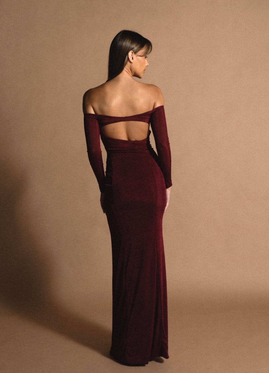 Vestido La Habana Borgoña - imagen 1