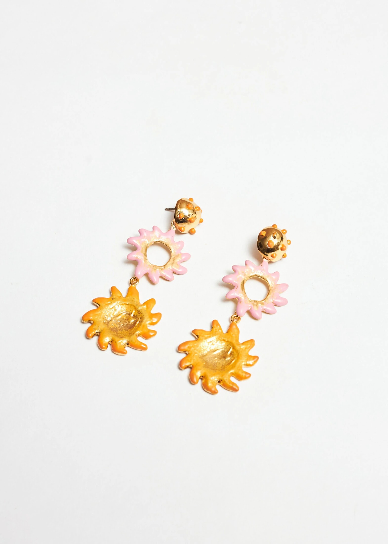 Aretes Solé Garden Amarillo - imagen 1