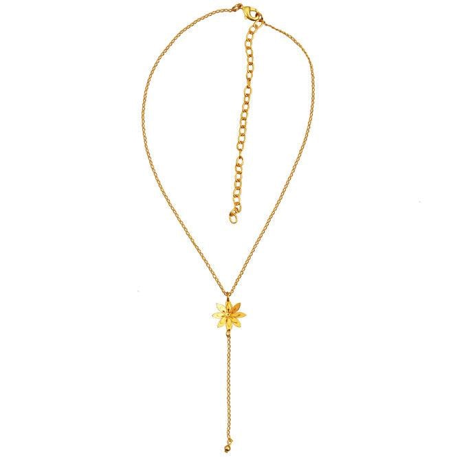 Cadena Choker Flor De Loto Resiliencia - imagen 1