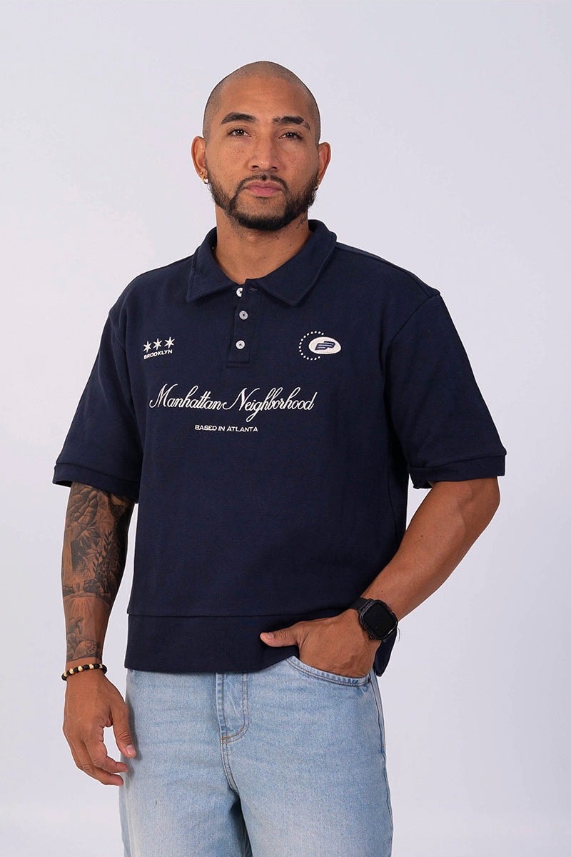 Polo boxy fit manhattan - imagen 1