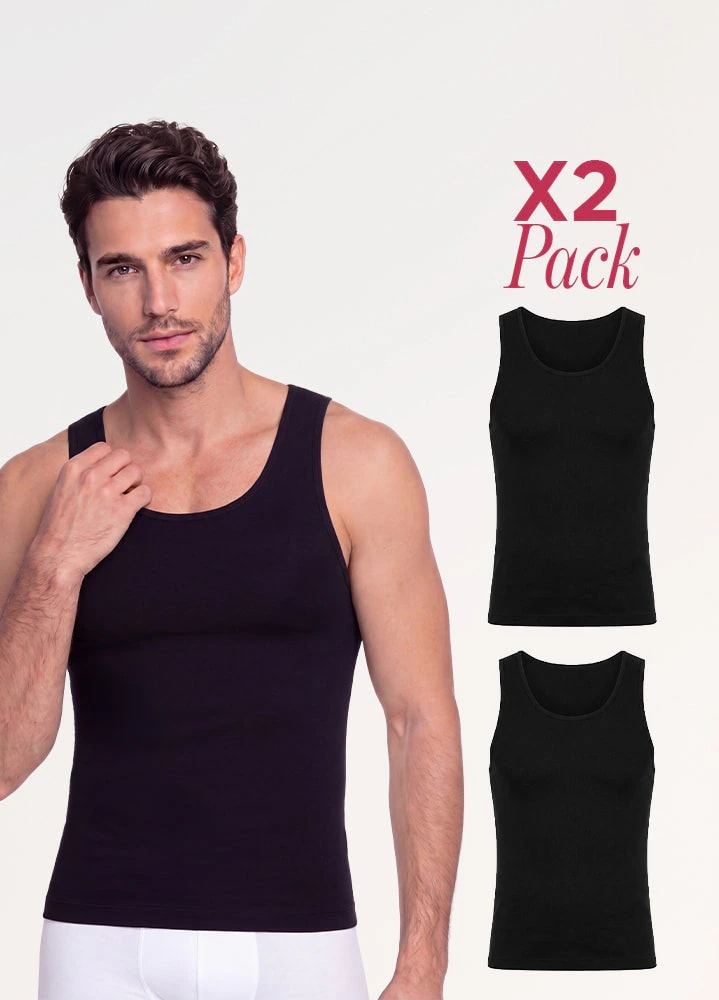 Camiseta Moldeadora Hombre: Abdomen y Espalda | Salome 9001 2 Pack | Ant SEM-123 - imagen 1