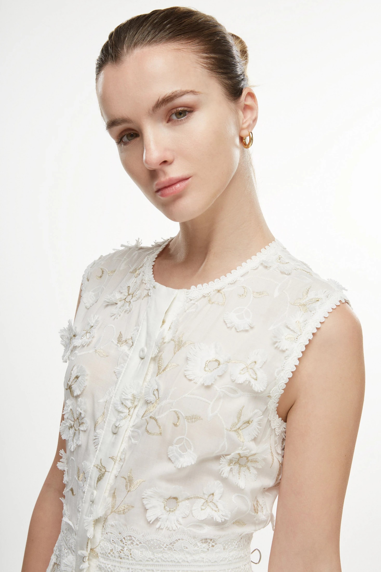 CAMELIA MAXI DRESS WHITE - imagen 1