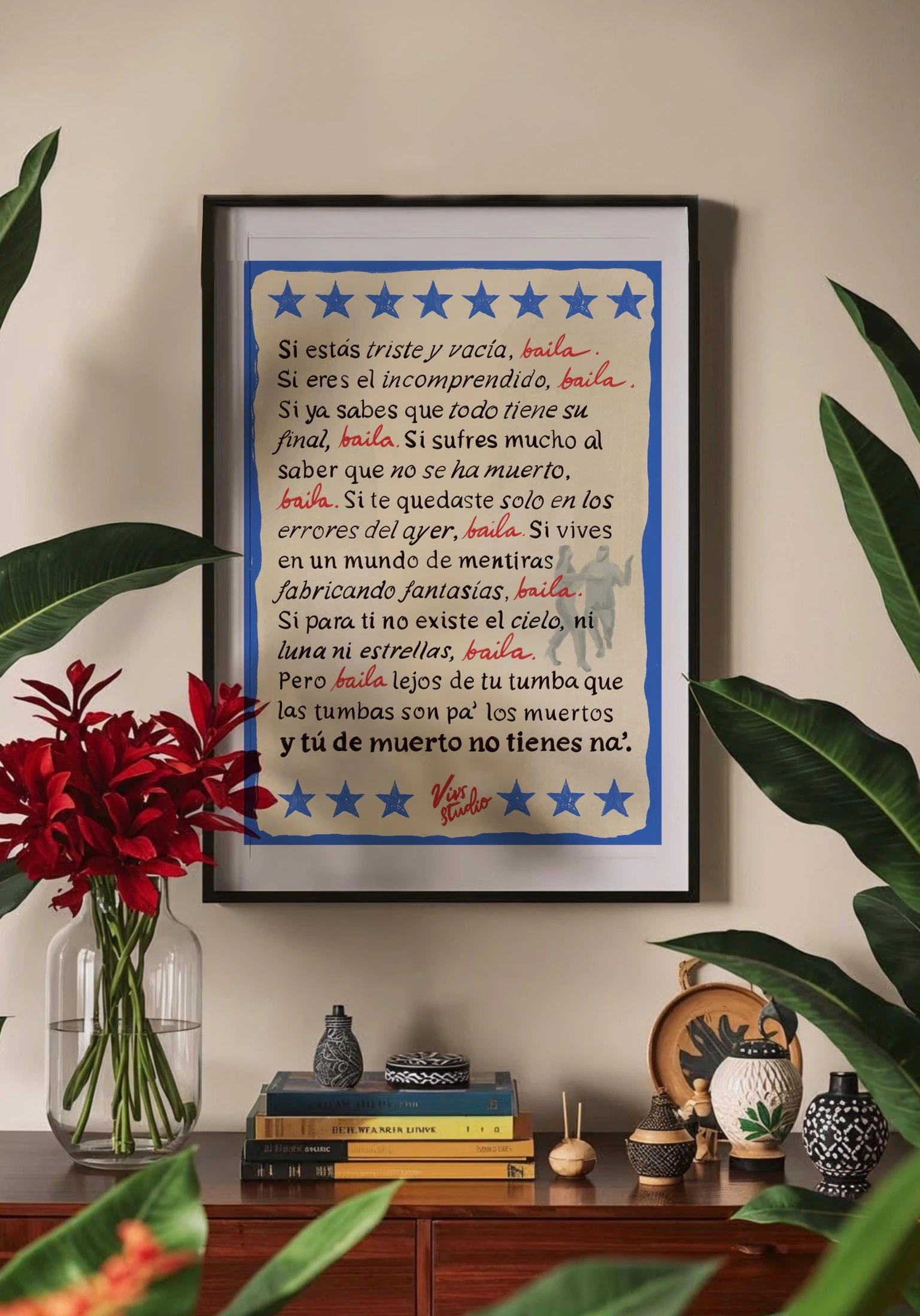 Póster Si estás triste Clásico - imagen 1