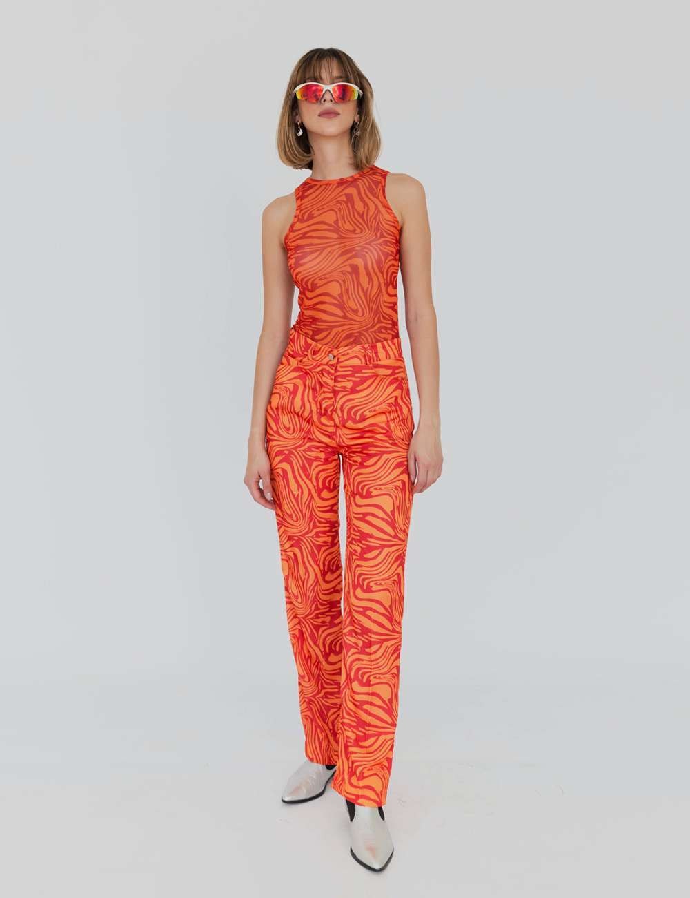 Howdy Pants Orange Swirl - imagen 1