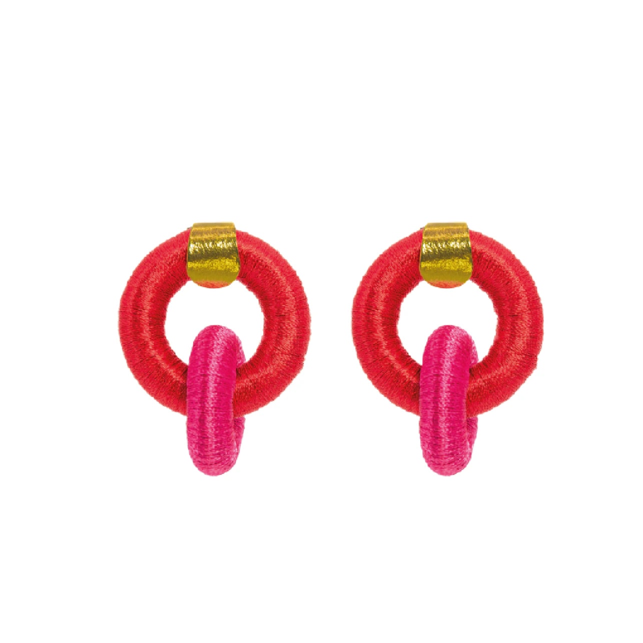 Double love-filled earring - imagen 1