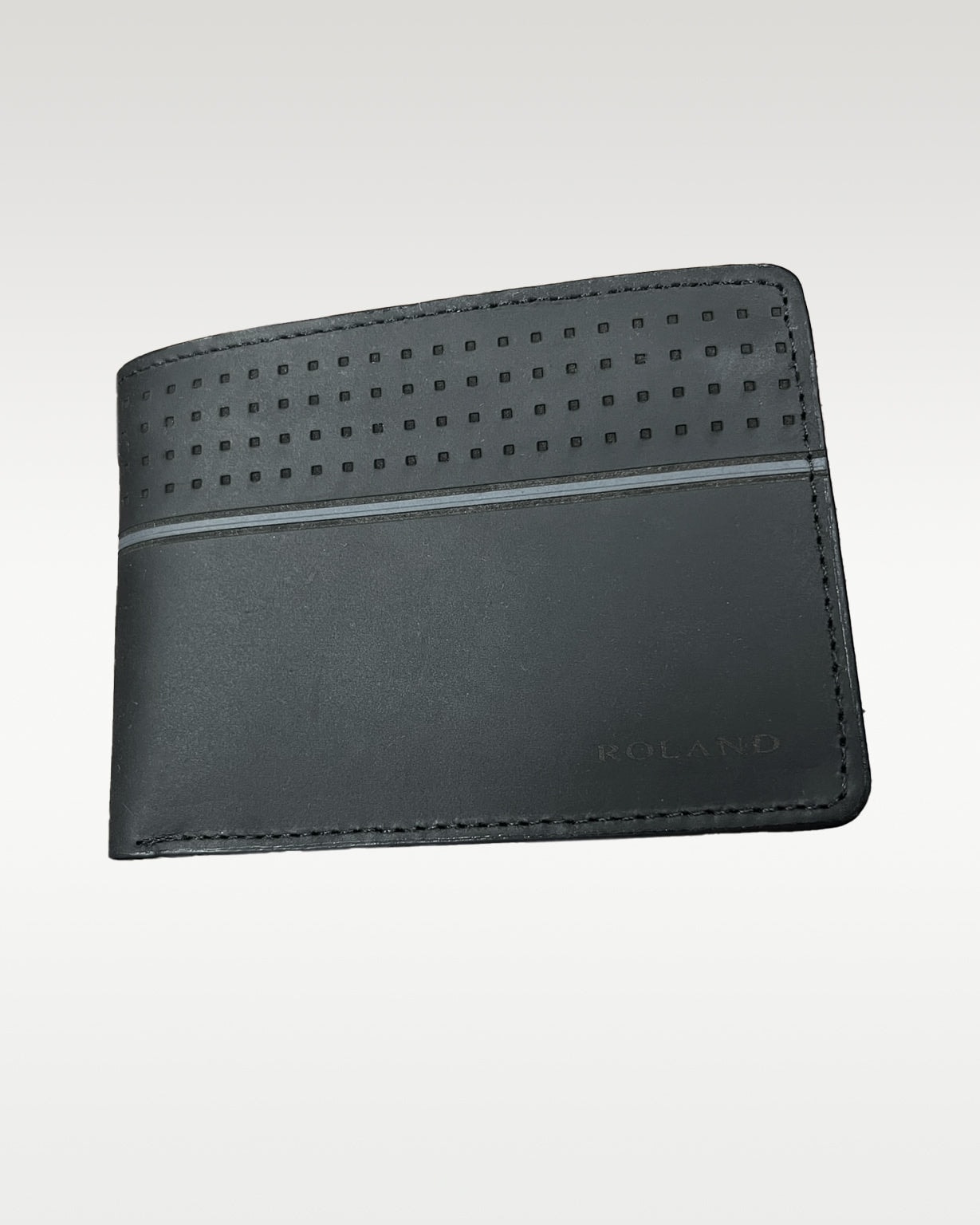 Billetera de cuero color negro - imagen 1