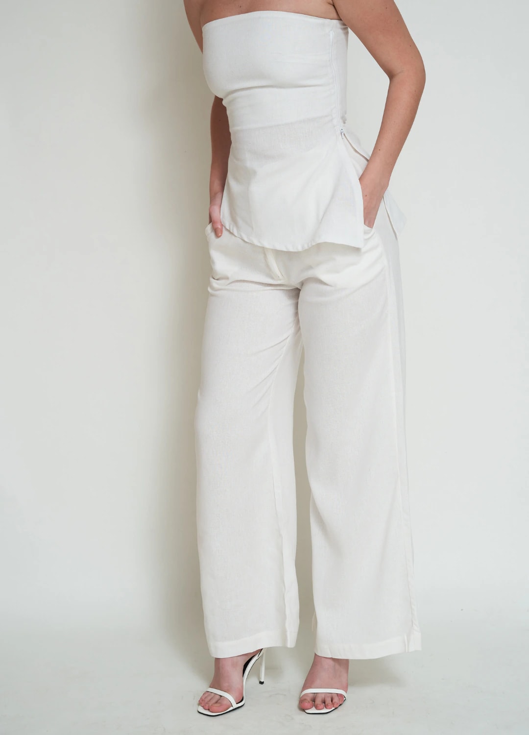 Pantalón Bota Ancha Ivory - imagen 1
