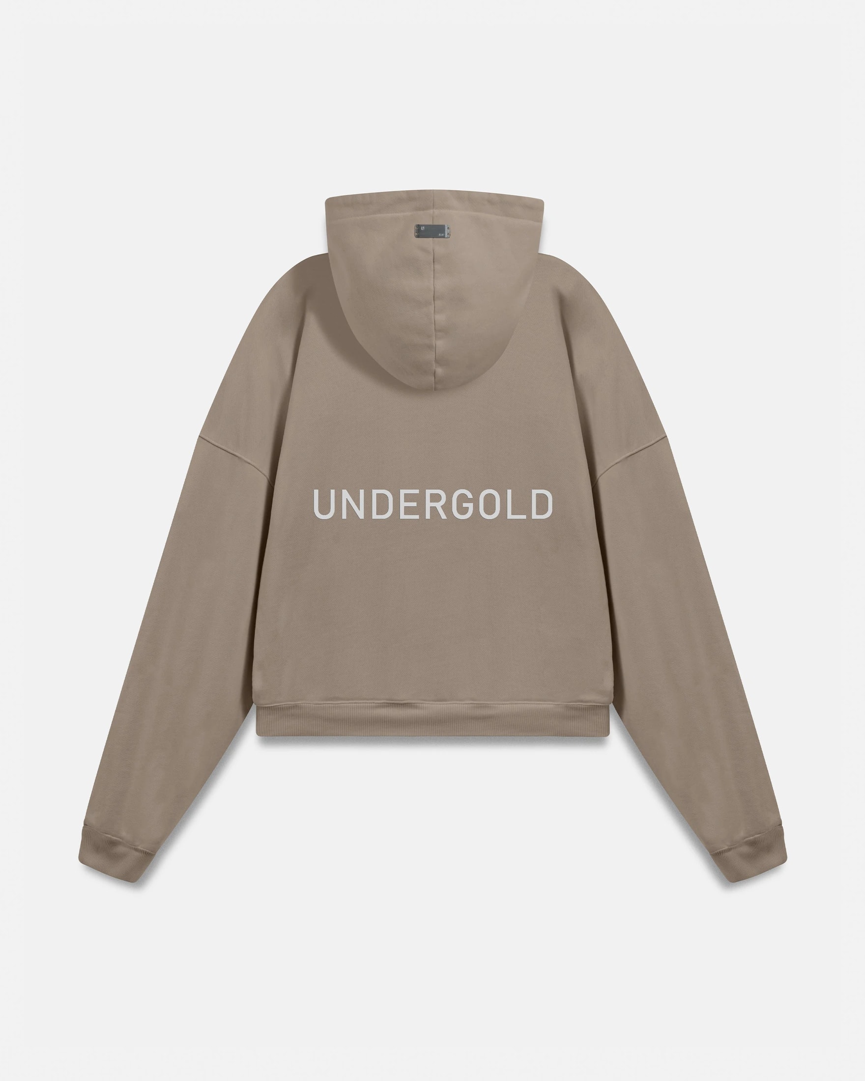 W Basics Undergold Boxy Fit Hoodie Cream - imagen 1