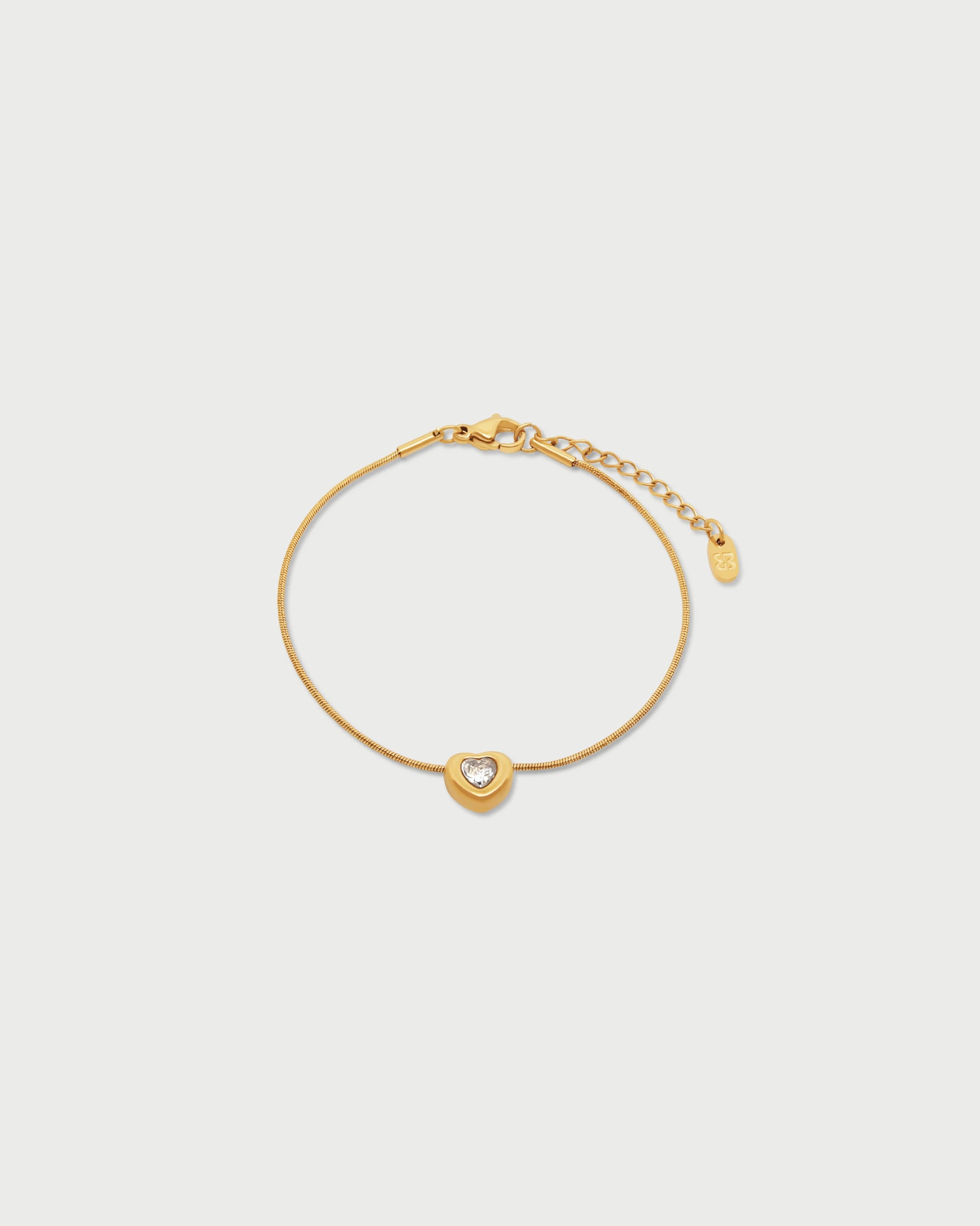 Pulsera Corazón Cristal Tinny - imagen 1