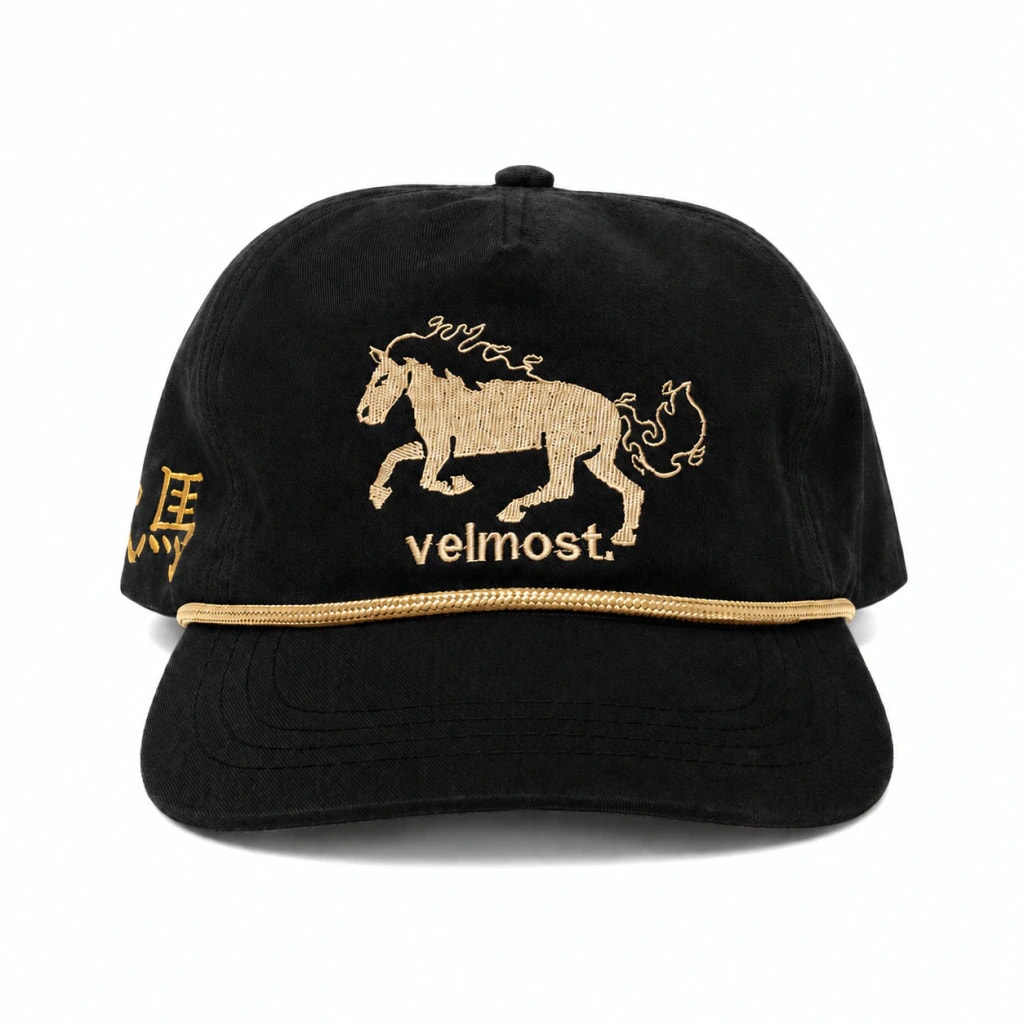 Gorra Caballo de Fuego (negra) - imagen 1