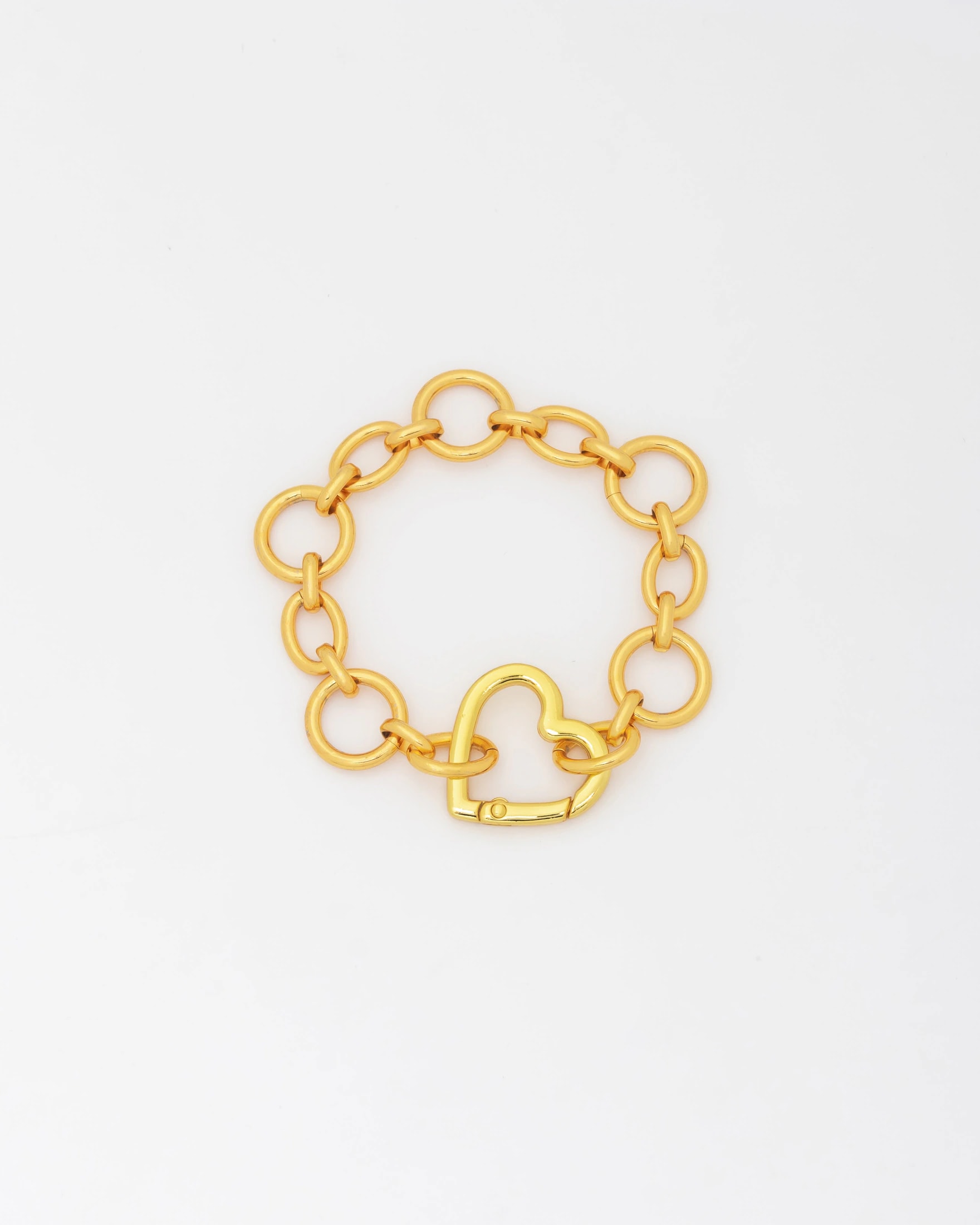 Pulsera Broche Corazón + Aretes - imagen 1