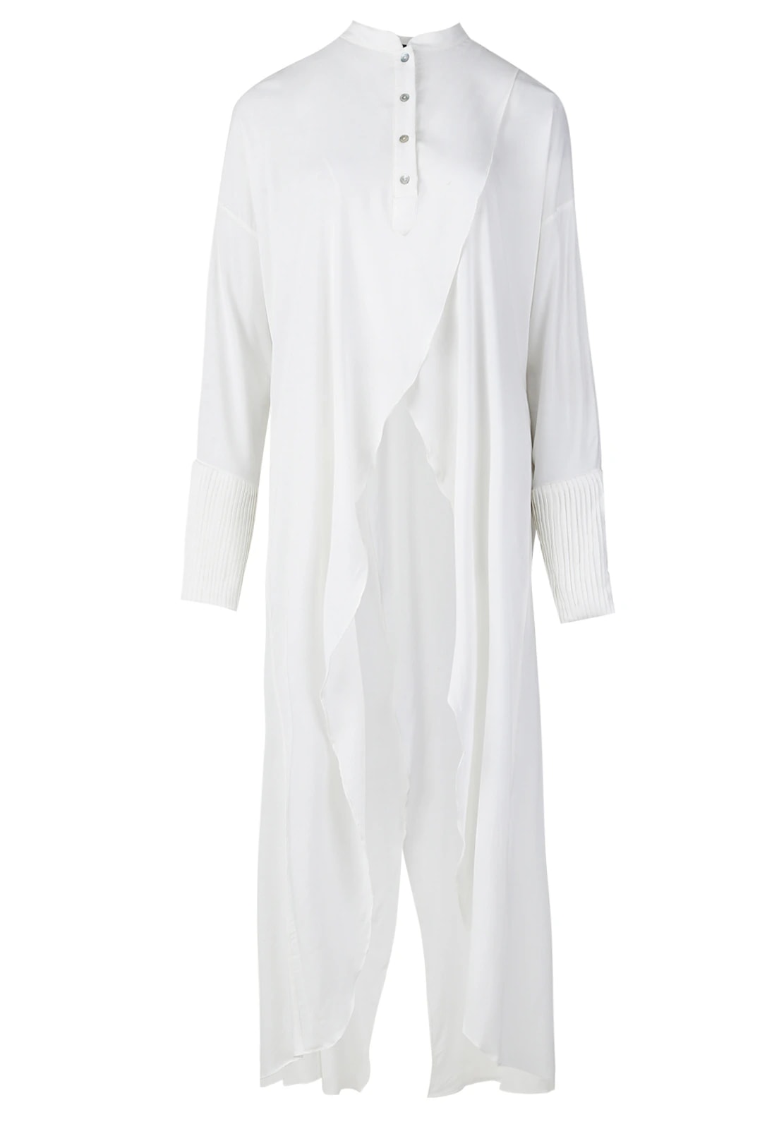 CROSSED LAYER SHIRT DRESS - imagen 1