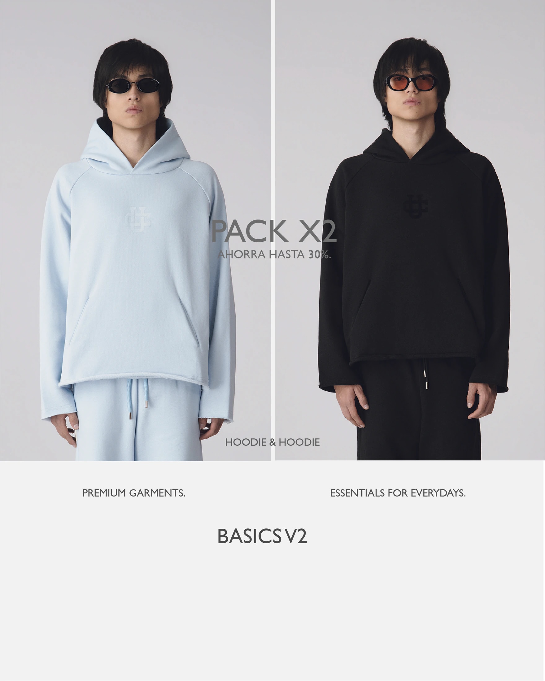 Pack Hoodie + Hoodie Basics V2 - imagen 1