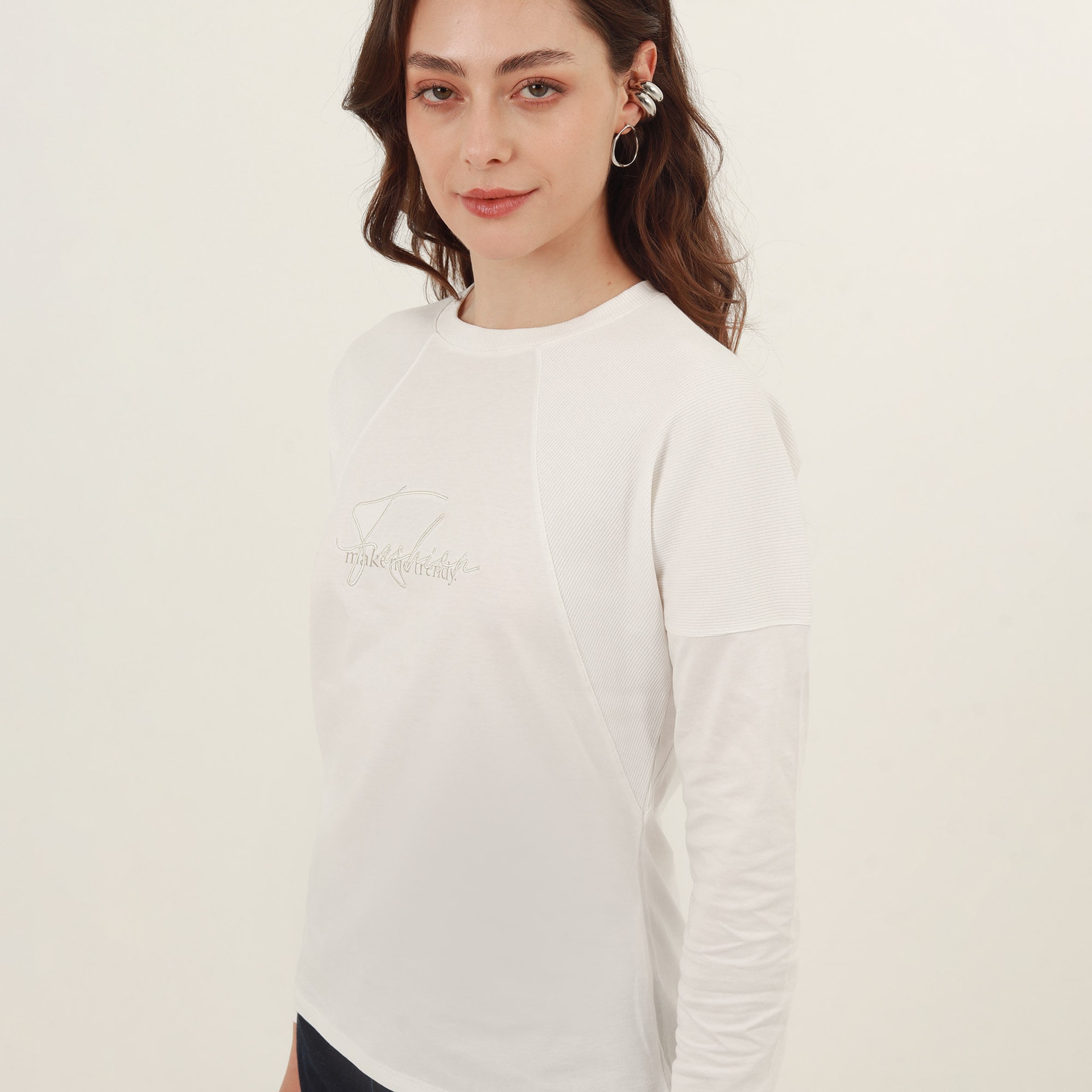 Camiseta Cuello Redondo Manga Larga - imagen 1