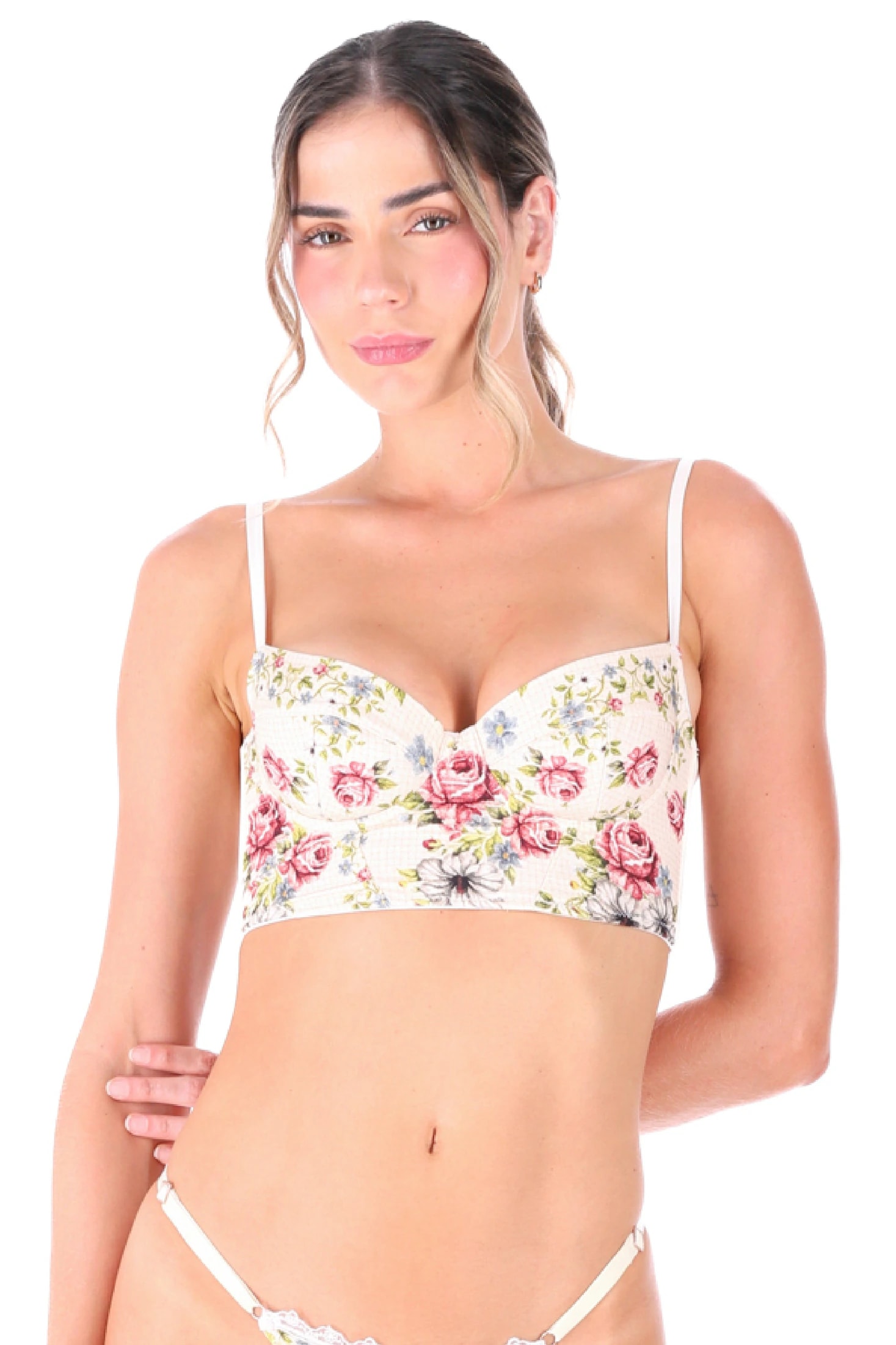 BUSTIER ARO ELLIPSE SOÑADORA ESTAMPADO - imagen 1