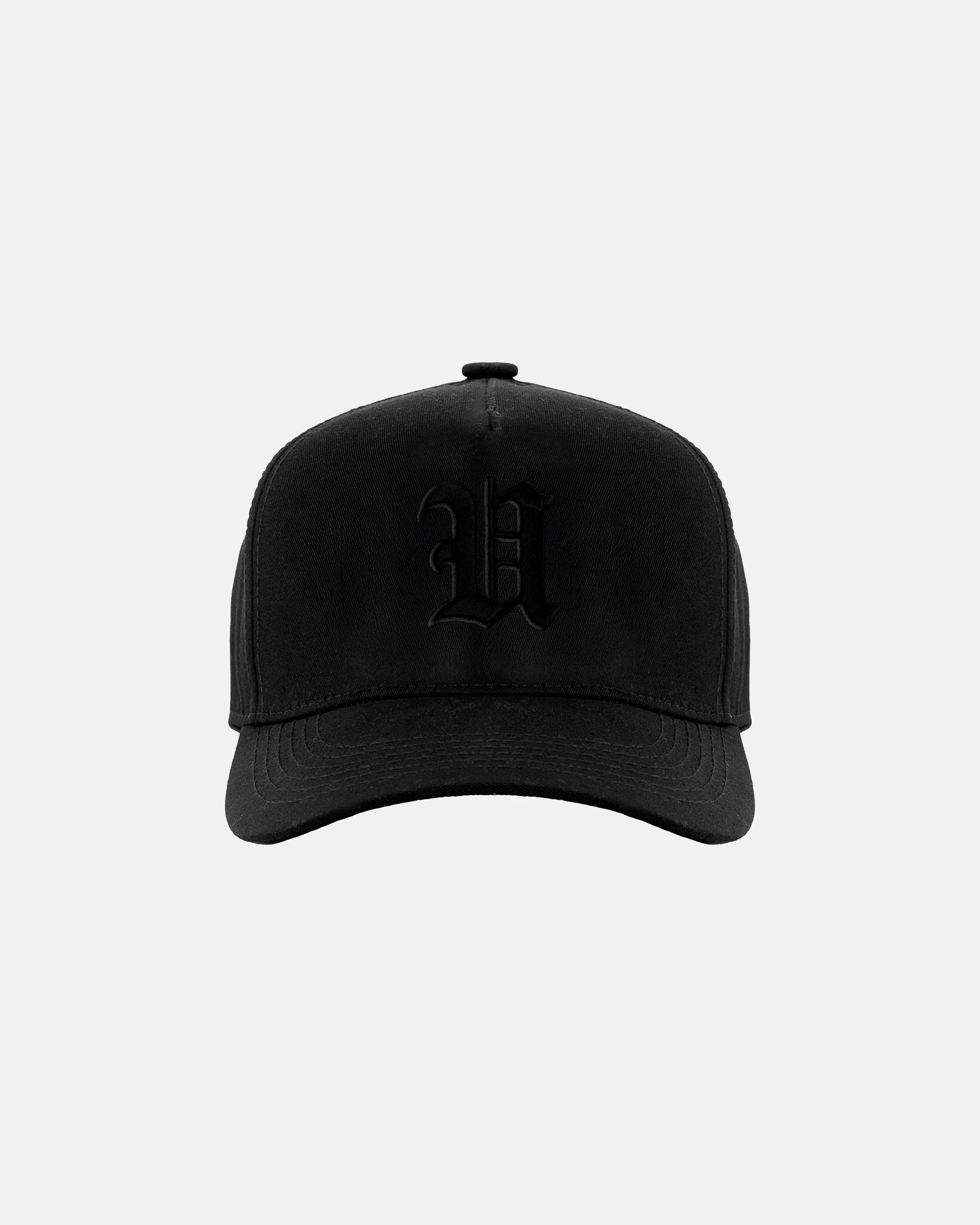 Line U High Crown Cap Black/Black - imagen 1