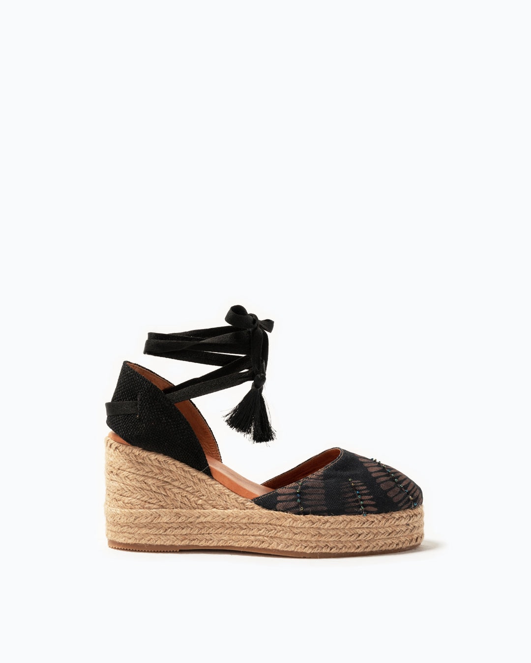 Silvia Cobos Palmar Espadrille Negro - imagen 1