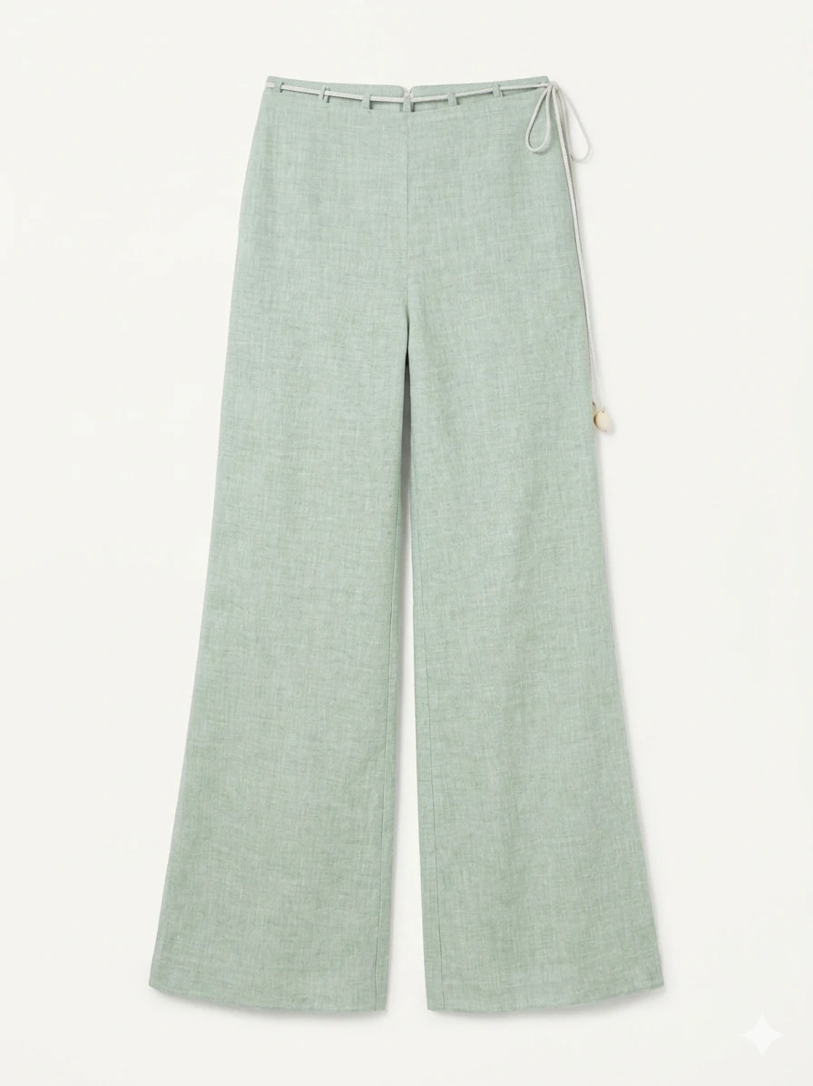 VERA PANT SEAFOAM GREEN - imagen 1