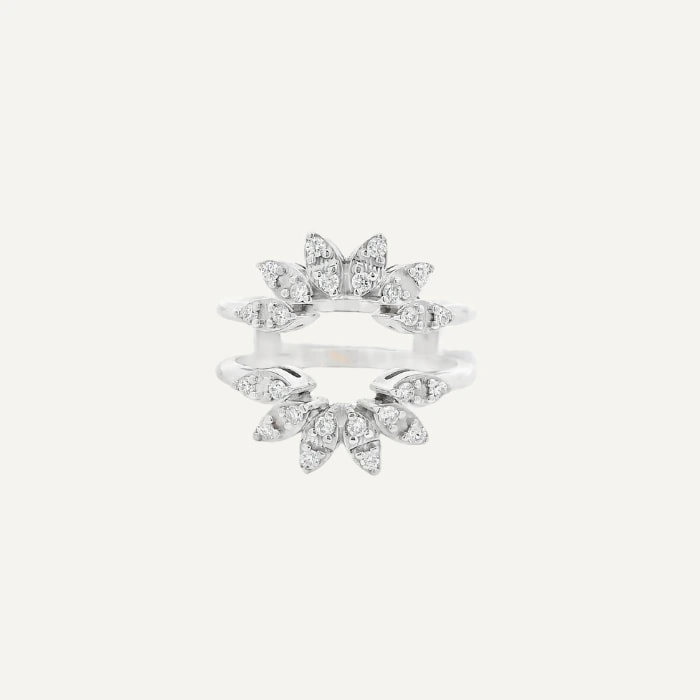Anillo Tiara Doble feather - imagen 1