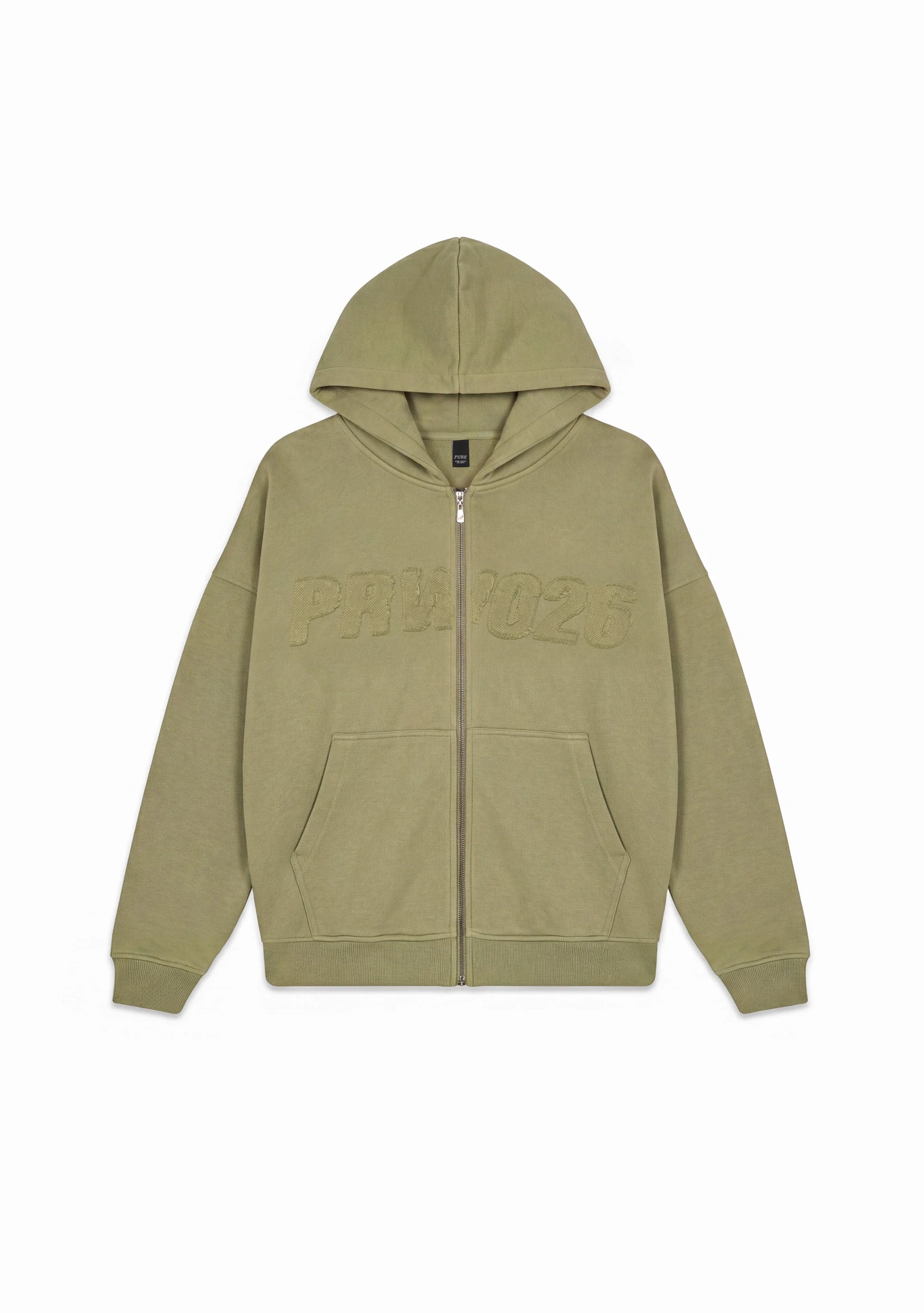 Across The Lines Green Zip Hoodie - imagen 1