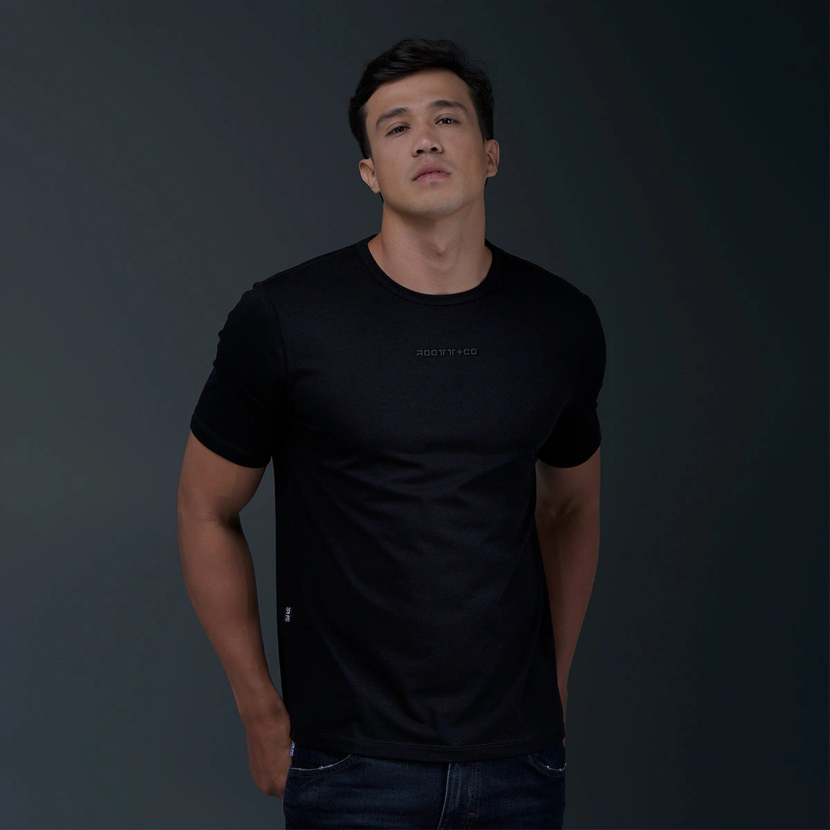 Camiseta Regular Negra - imagen 1