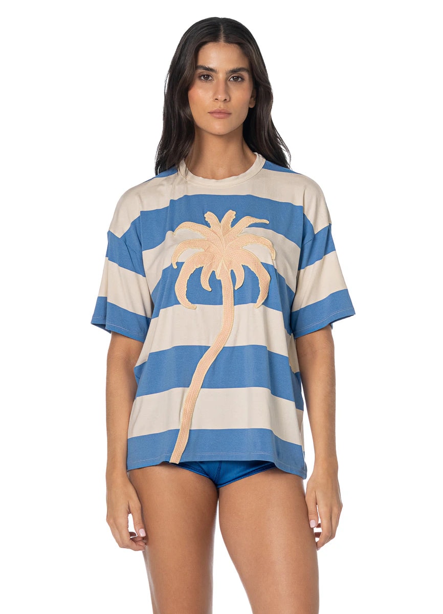 Maaji The Striped Palm Azalea T-Shirt - imagen 1