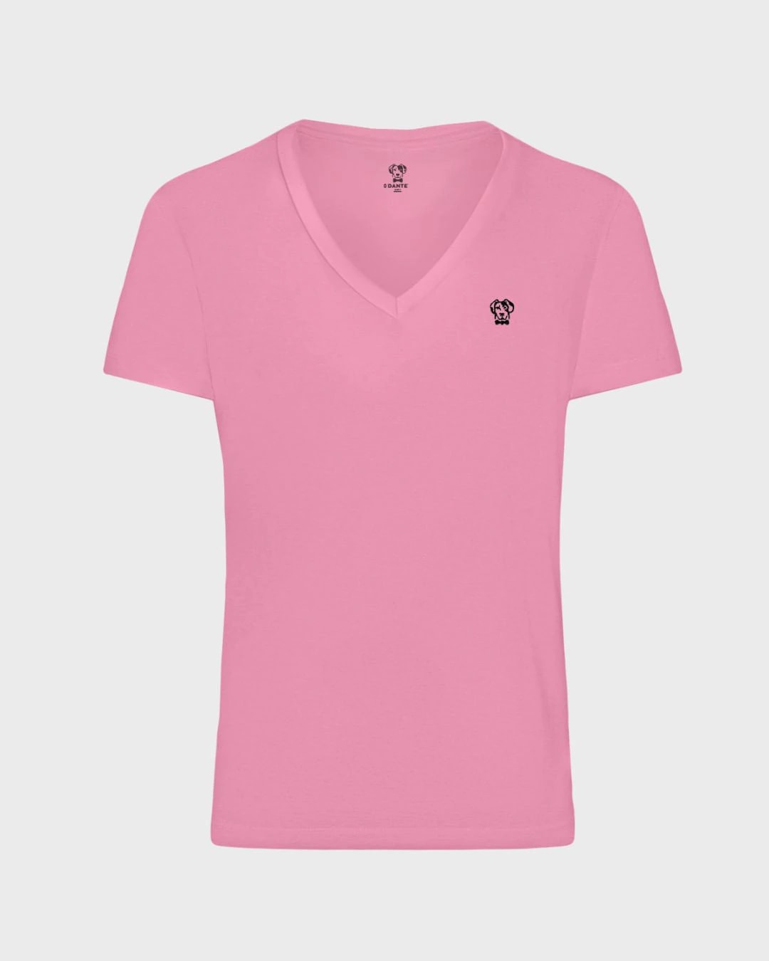 Camiseta Antimanchas Cuello V Pink - imagen 1