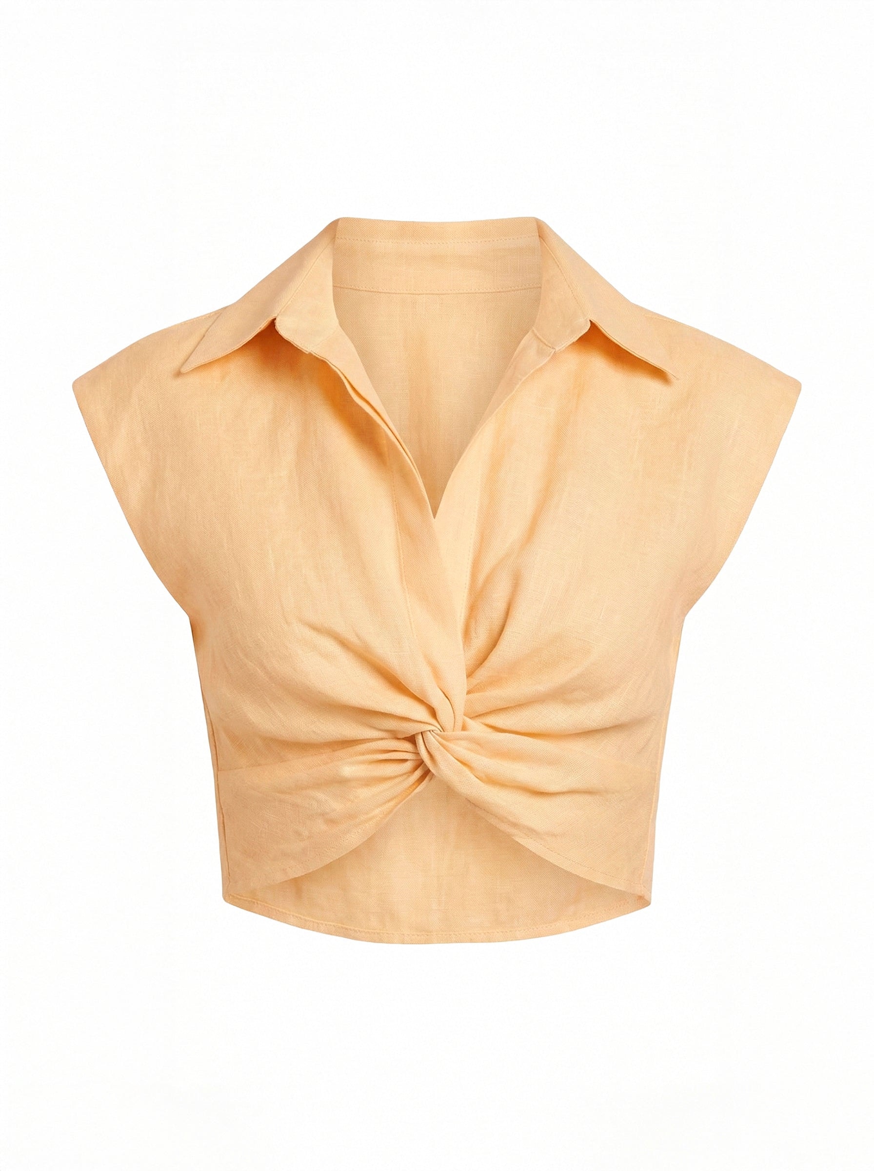 AMANDA TOP BUTTER YELLOW - imagen 1
