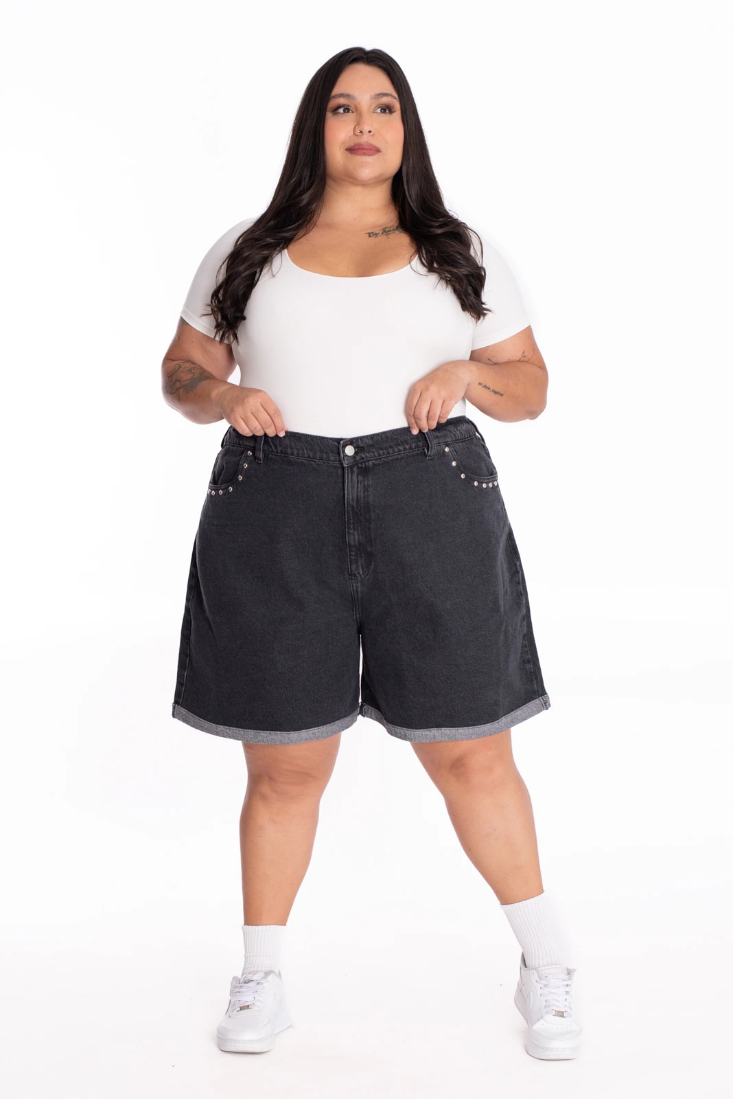 Bermuda Denim Gris Oscuro 422 - imagen 1