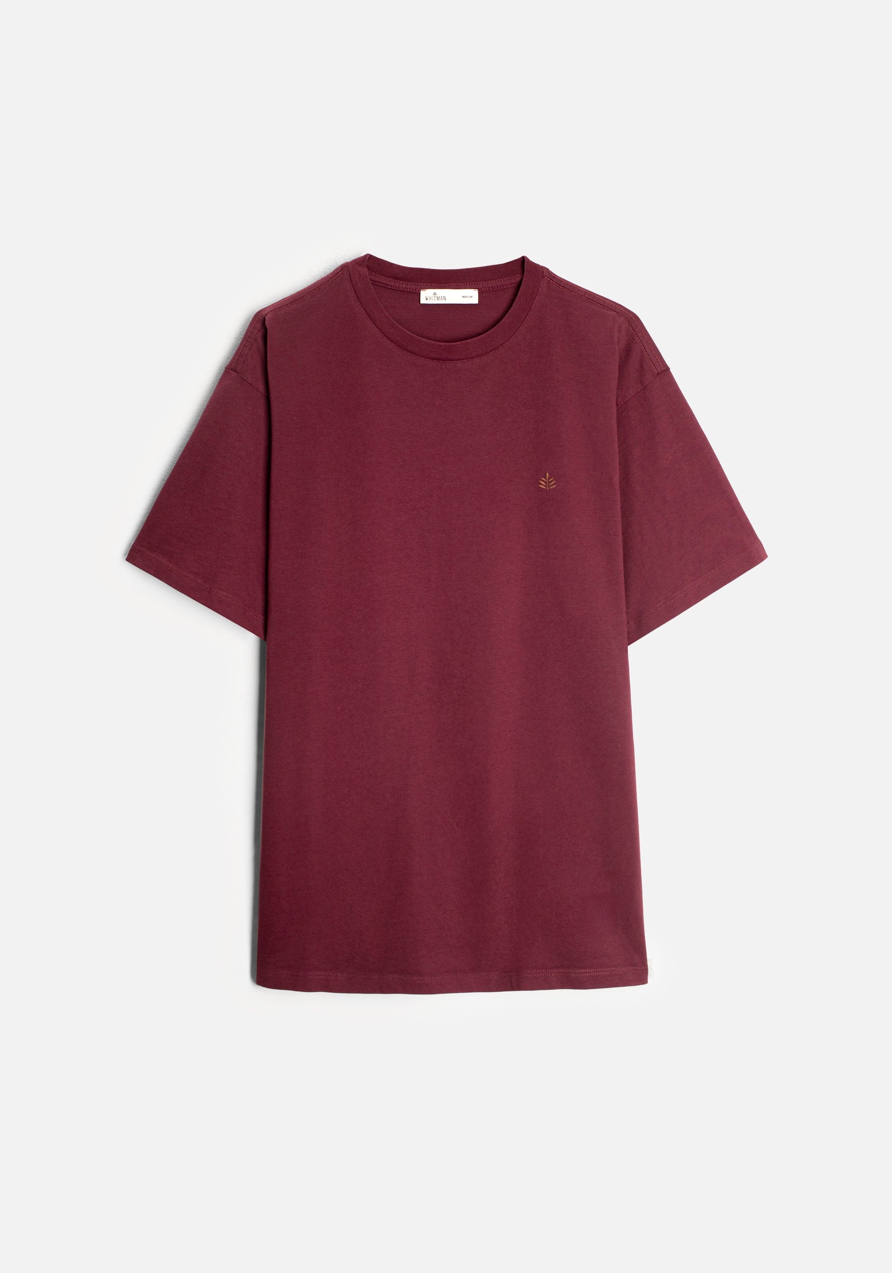 Camiseta H Unicolor L-Caf Vino - imagen 1