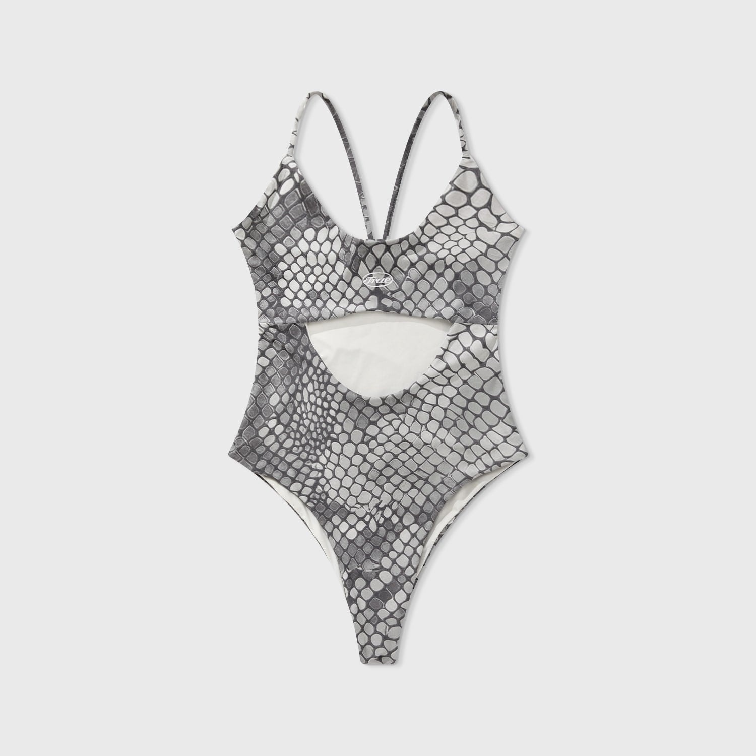 Python Cut-Out Bodysuit - Gray - imagen 1