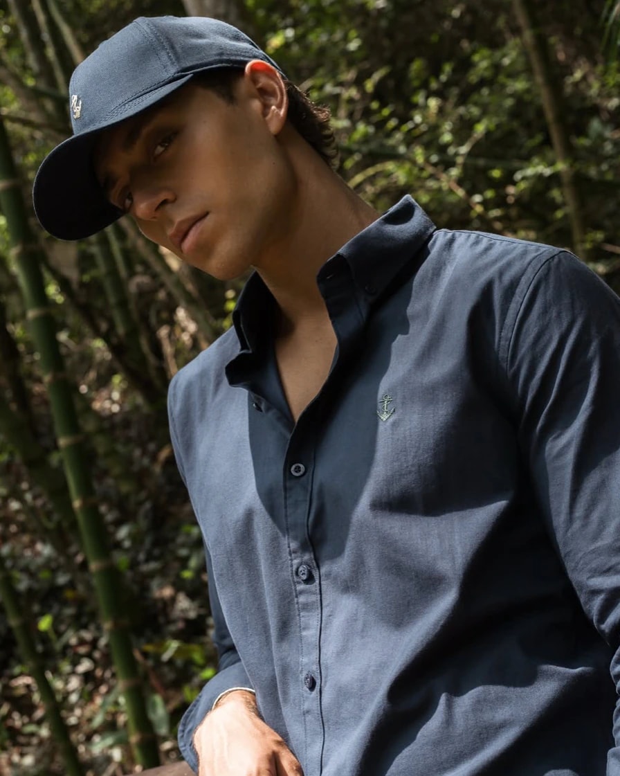 Camisa Oxford Navy - imagen 1