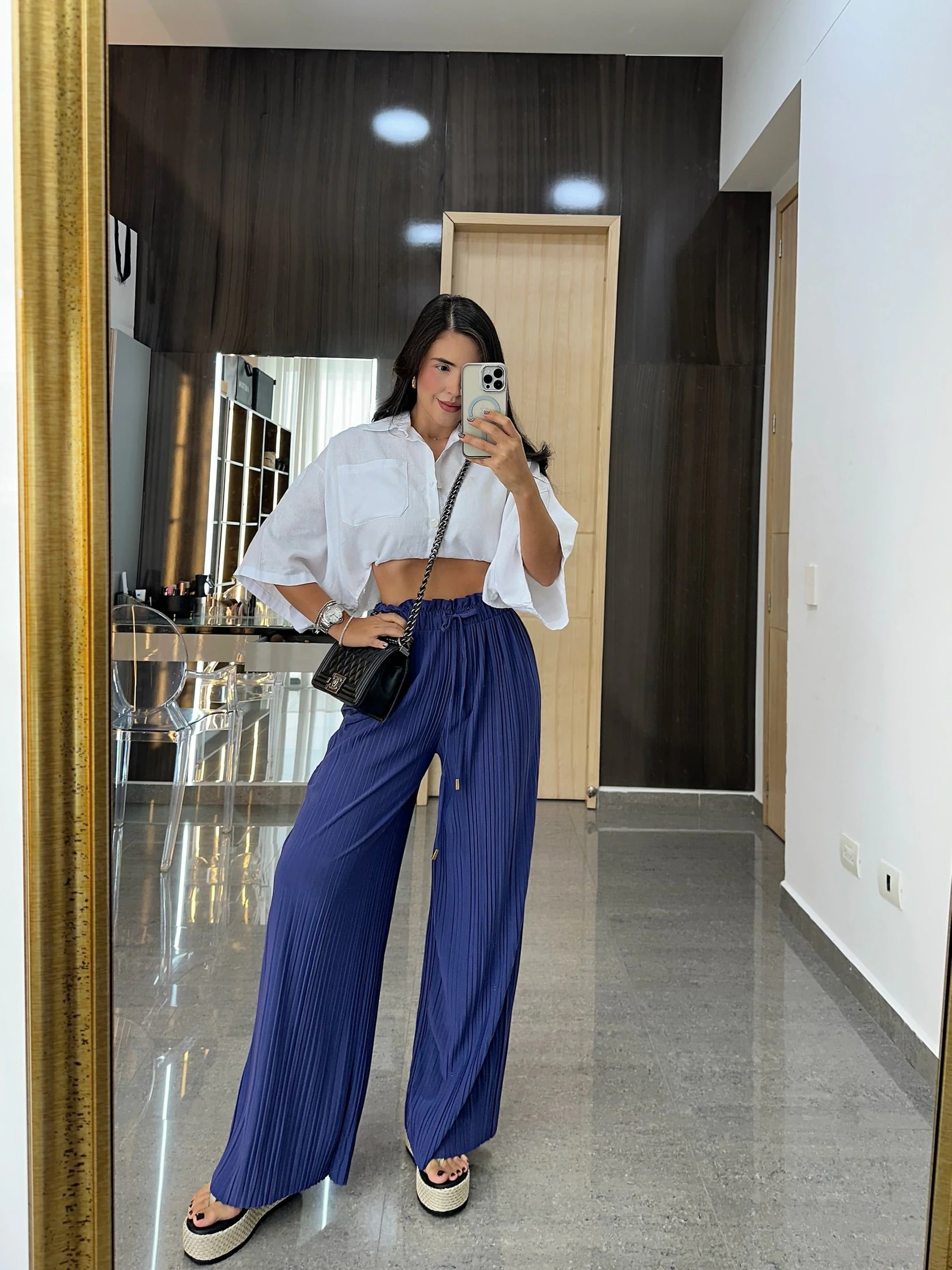 PANTALON LEONOR AZUL - imagen 1