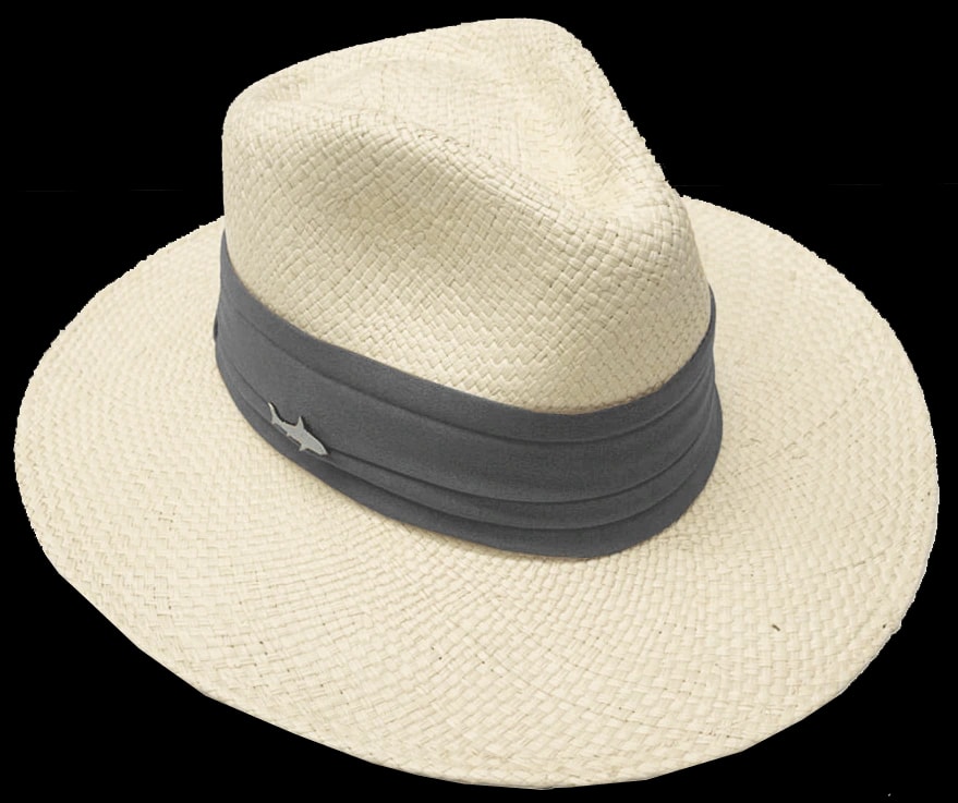 SOMBRERO CLARO CINTA ANCHA GRIS - imagen 1