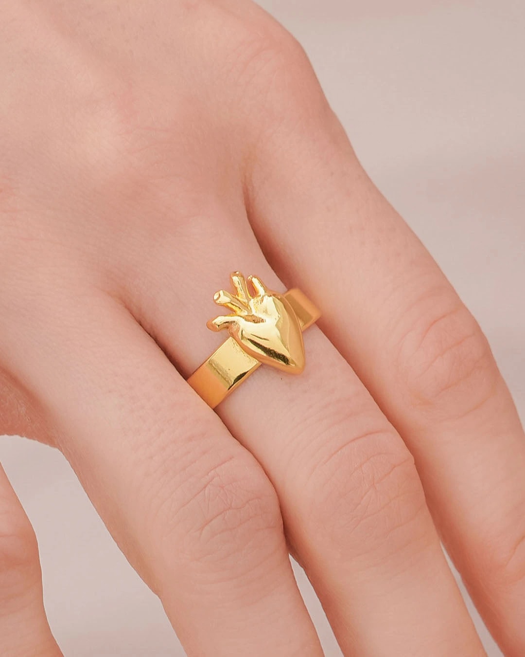 Anillo Graduable Corazón Anatómico - imagen 1
