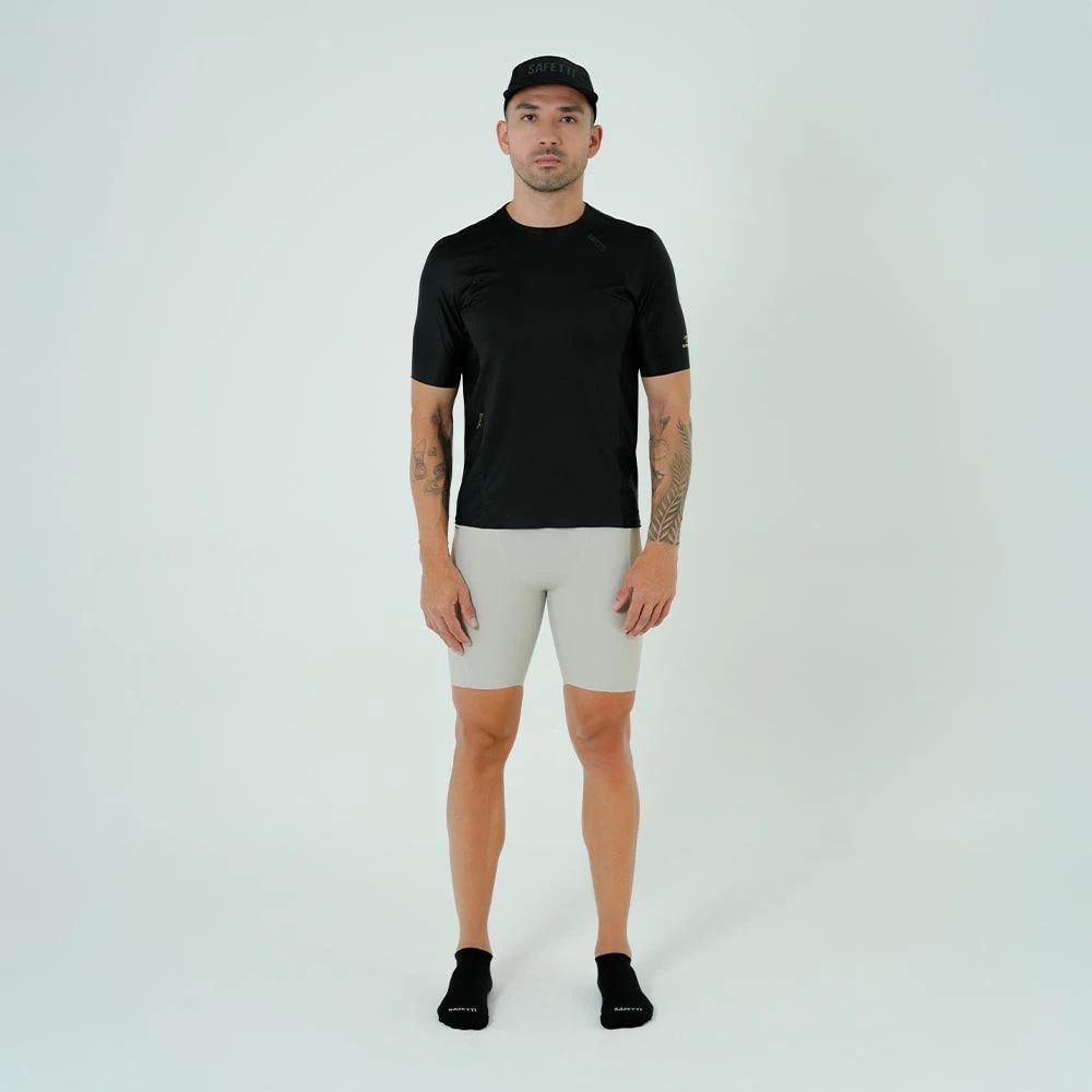 CAMISETA RUNNING MANGA CORTA PRO 405 NERO PARA HOMBRE - imagen 1