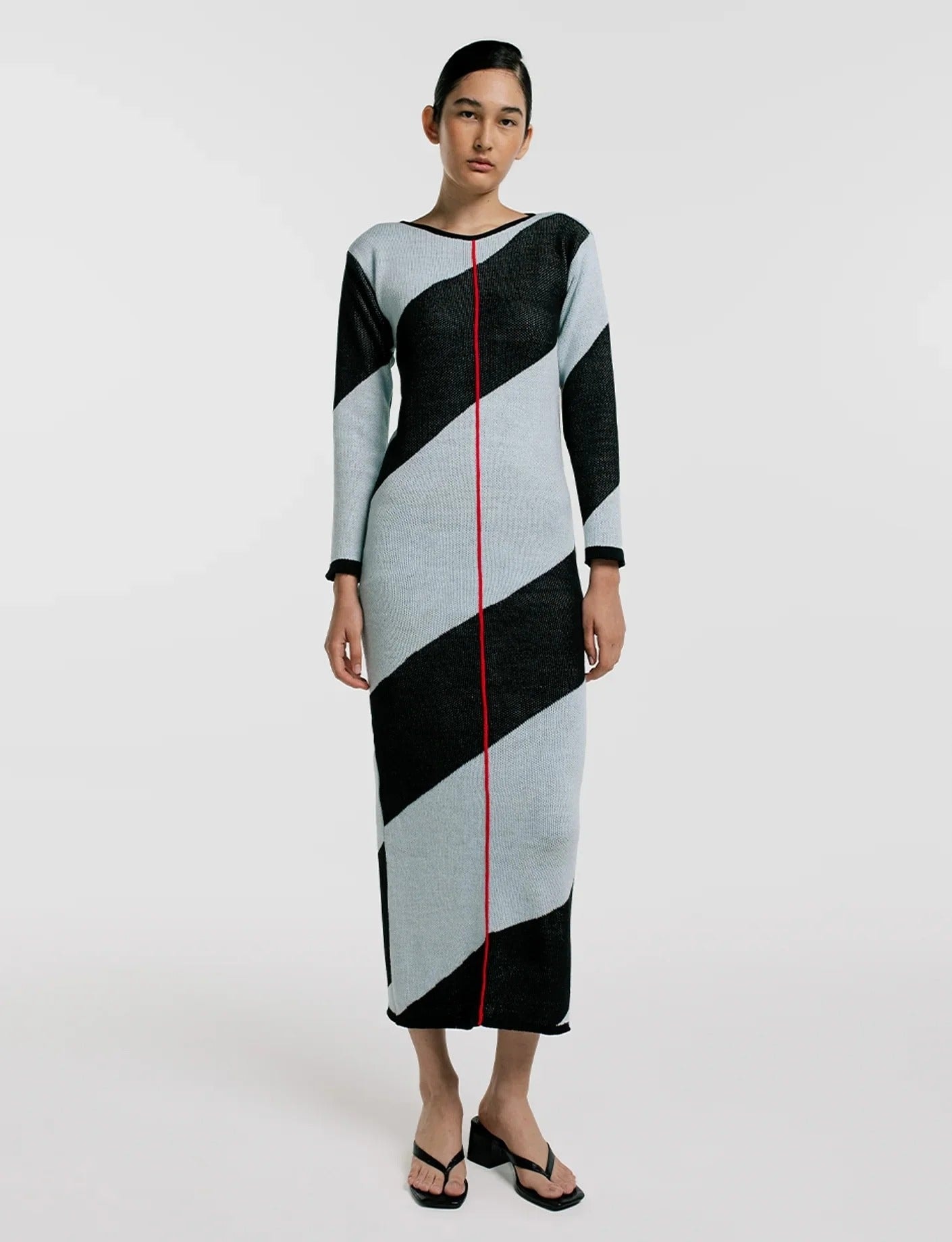 Vestido Largo Diagonal - imagen 1